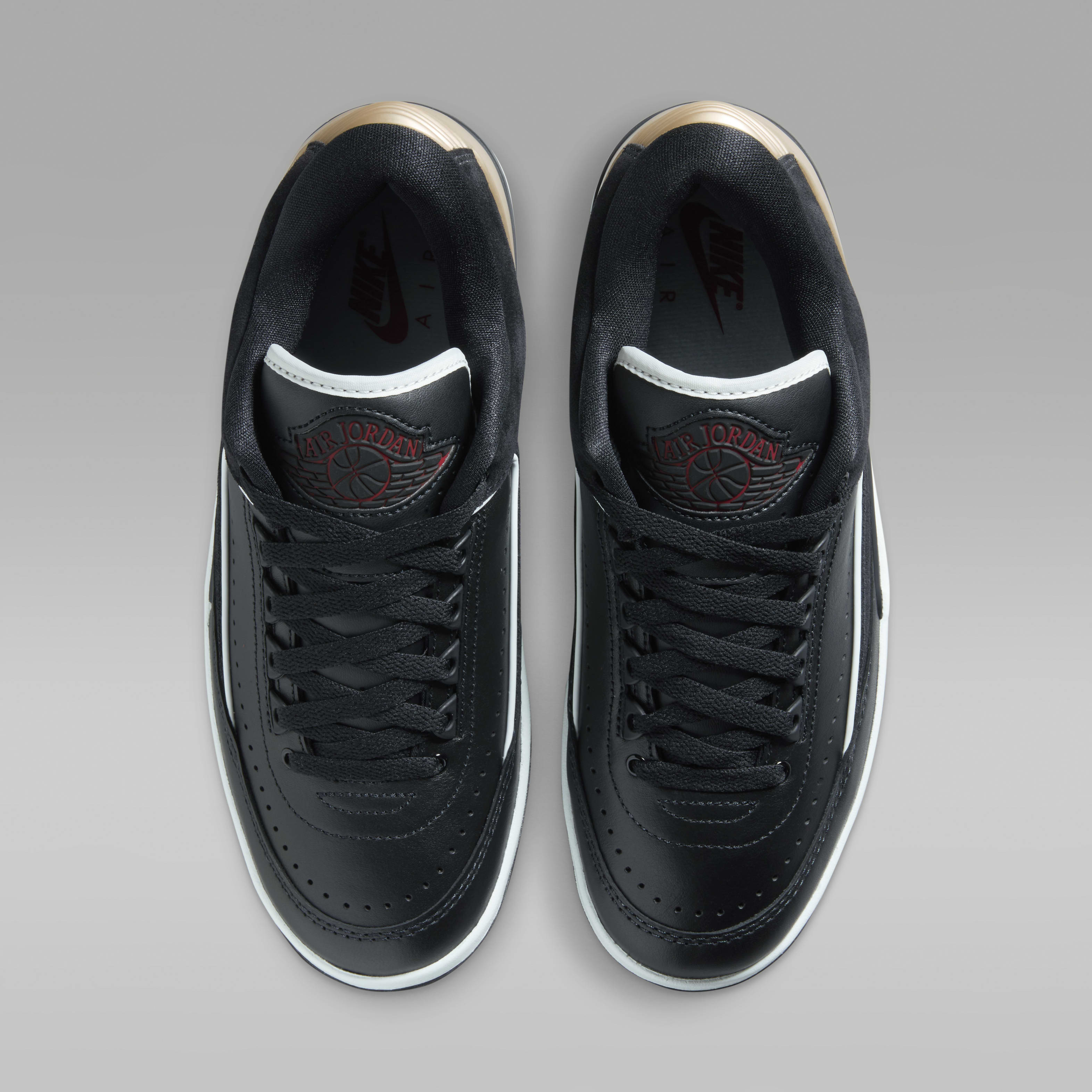 Air Jordan 2 Retro Low "Black/Varsity Red" Women's Shoes