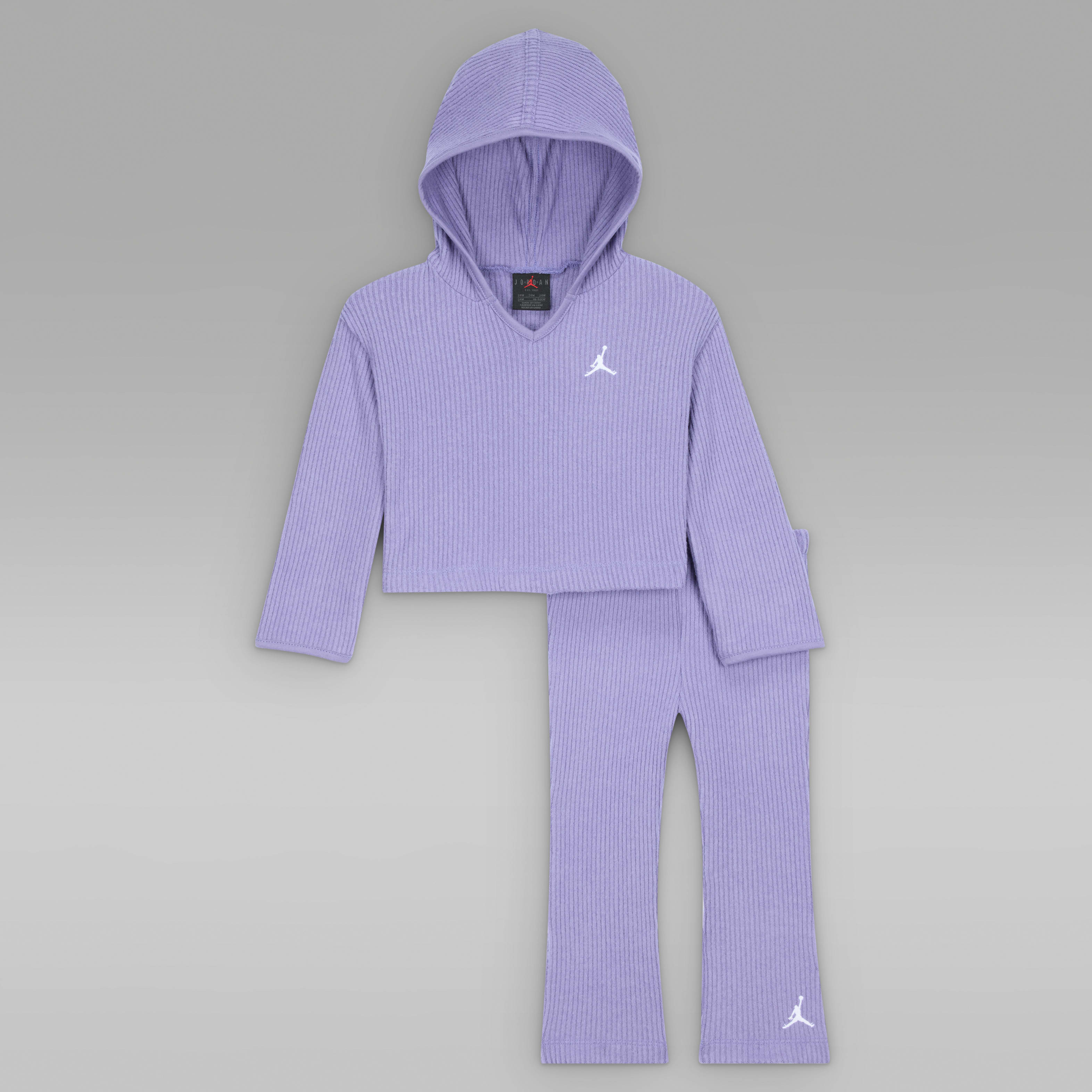 Jordan Baby (12-24M) Heir To The Crown 2-Piece Ribbed Pullover Set