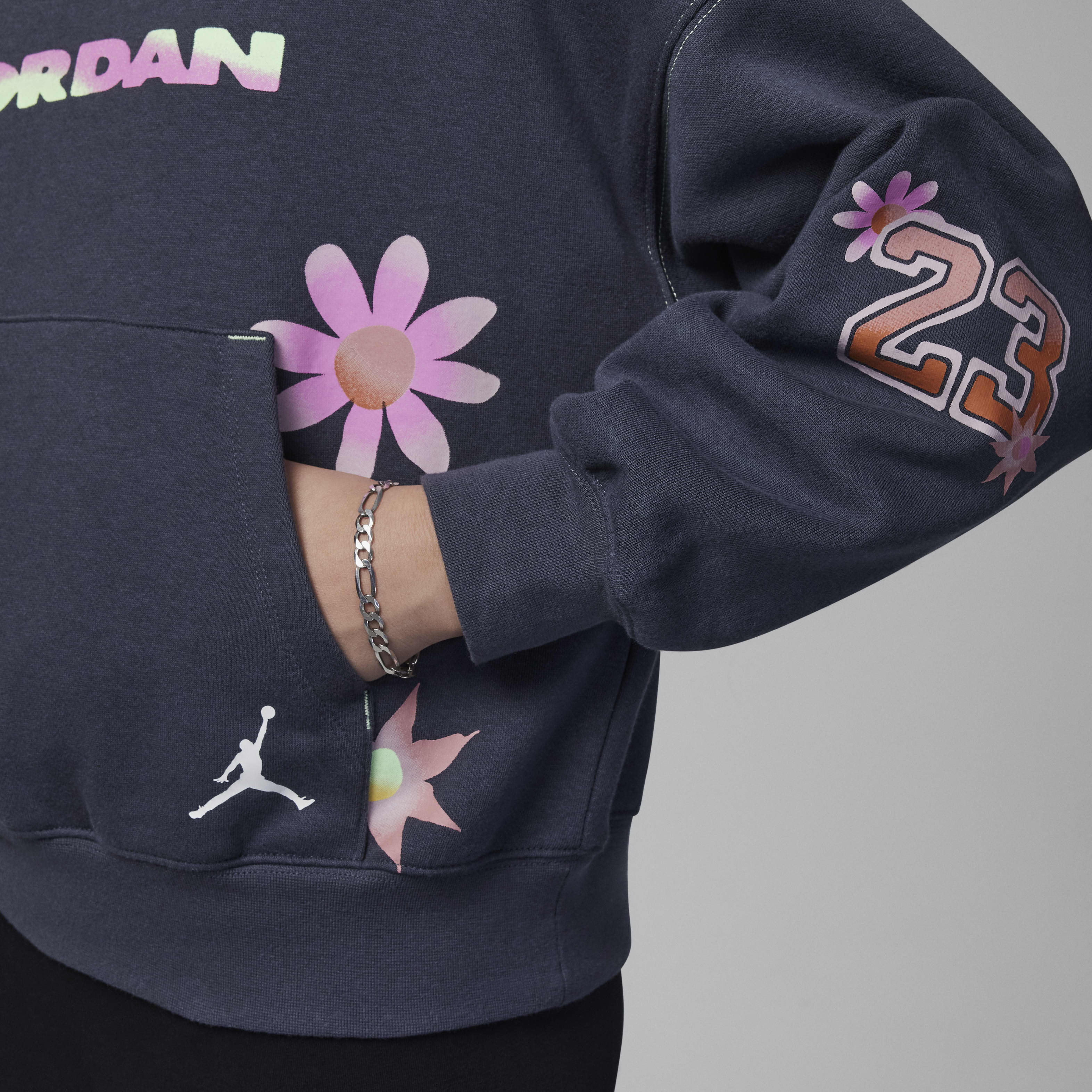 Jordan Deloris Flowers Big Kids' Hoodie