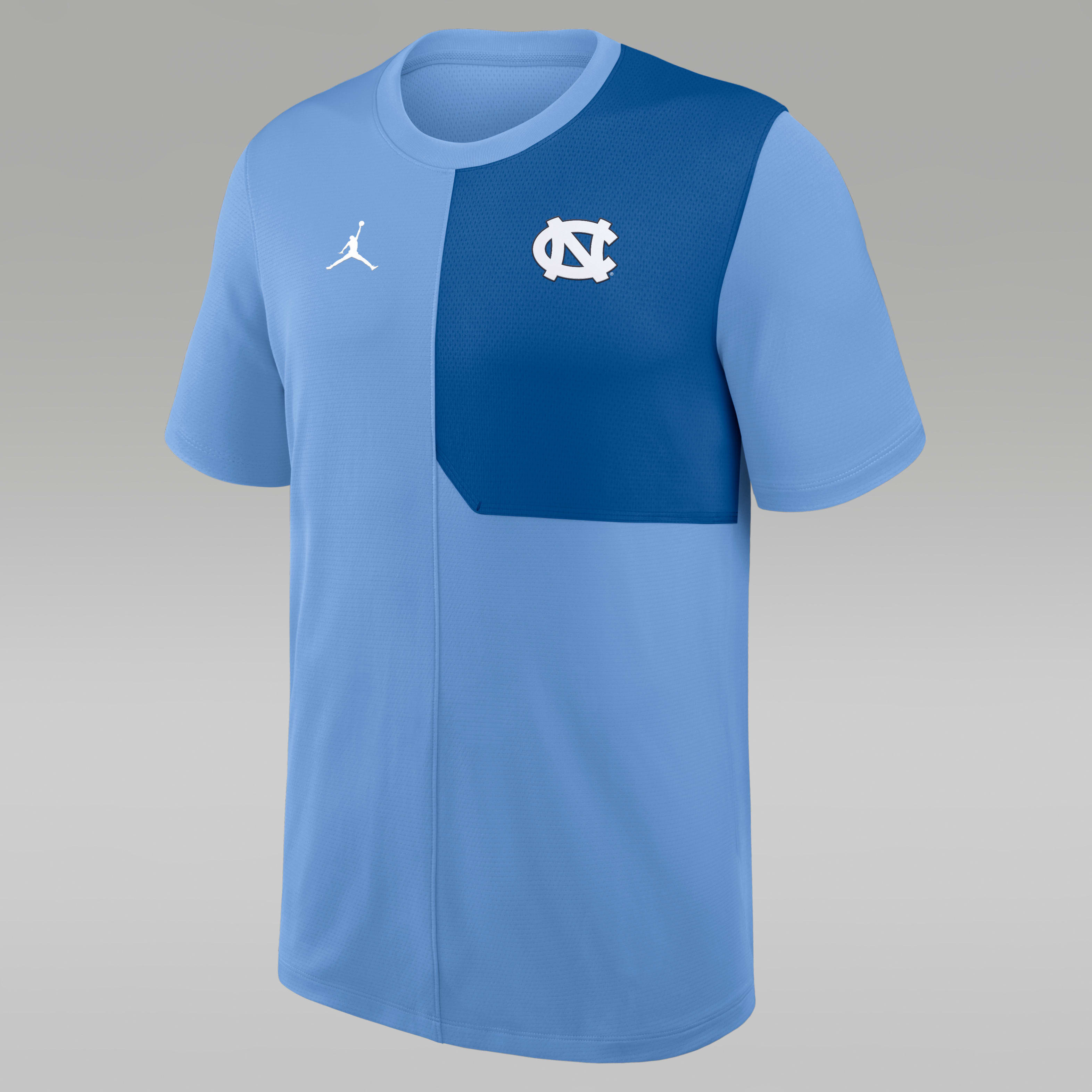 North Carolina Sideline Coach Men's Jordan Brand Dri-FIT College Top