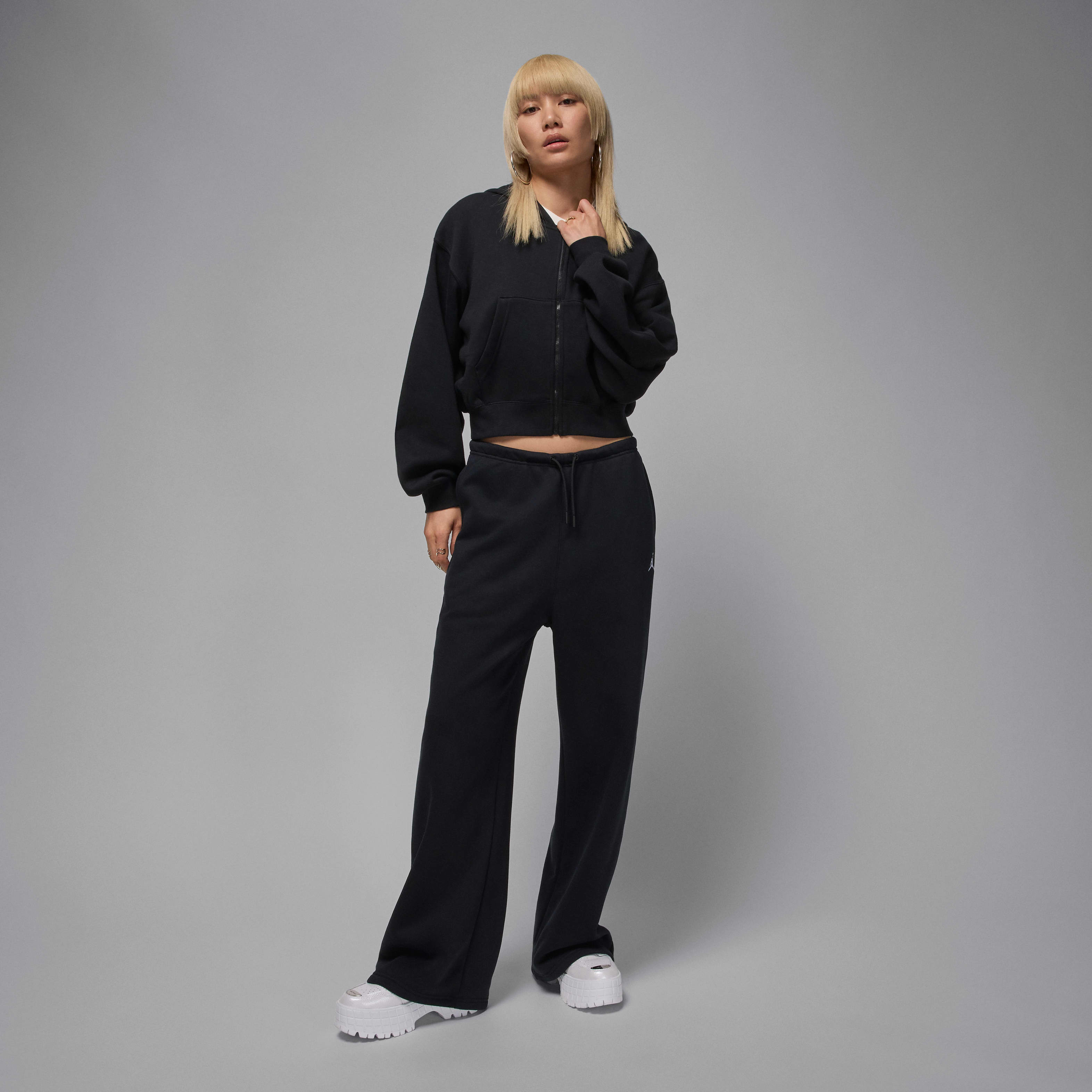 Jordan Brooklyn Fleece Women's Cropped Full-Zip Hoodie