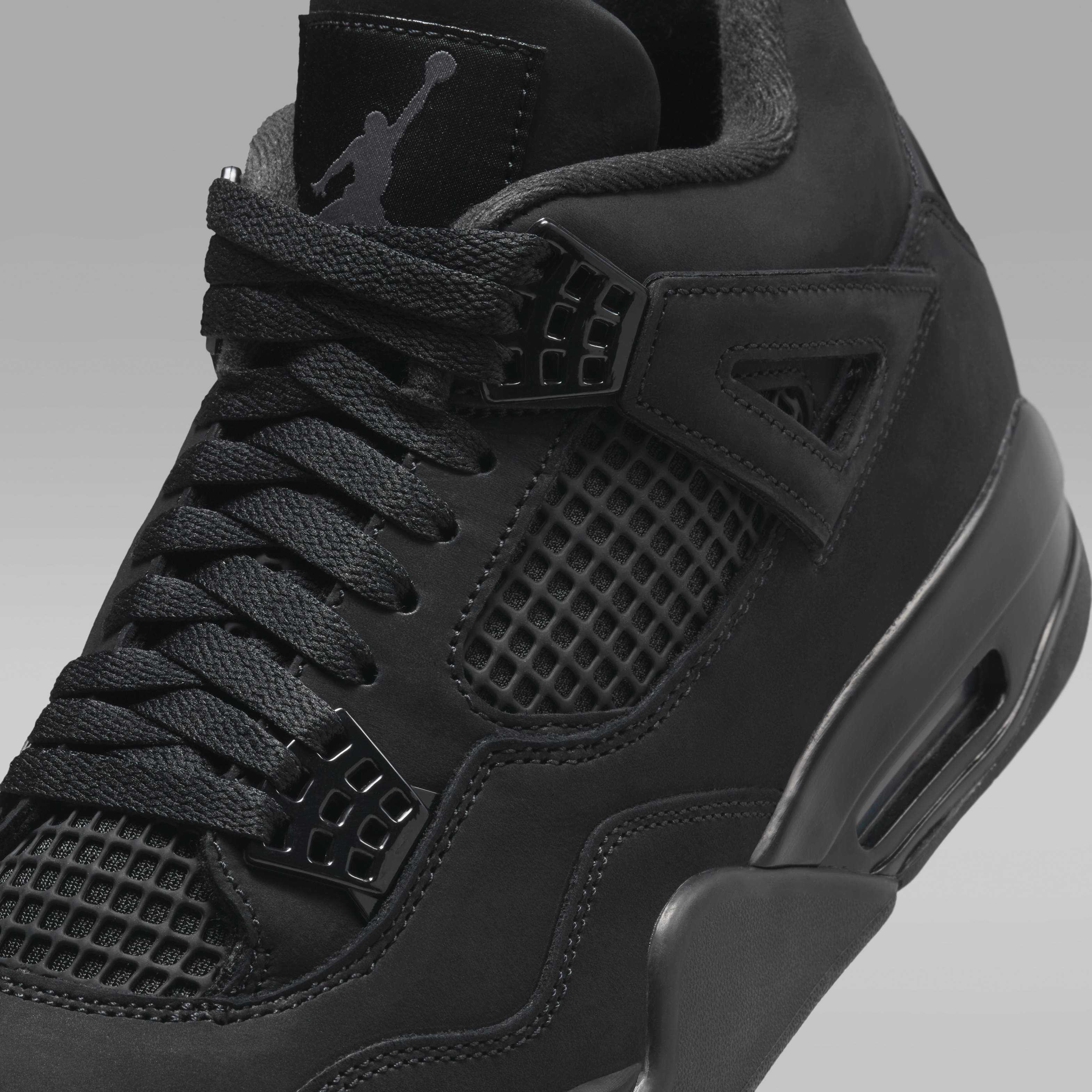 Air Jordan 4 Retro "Black Cat" Men's Shoes