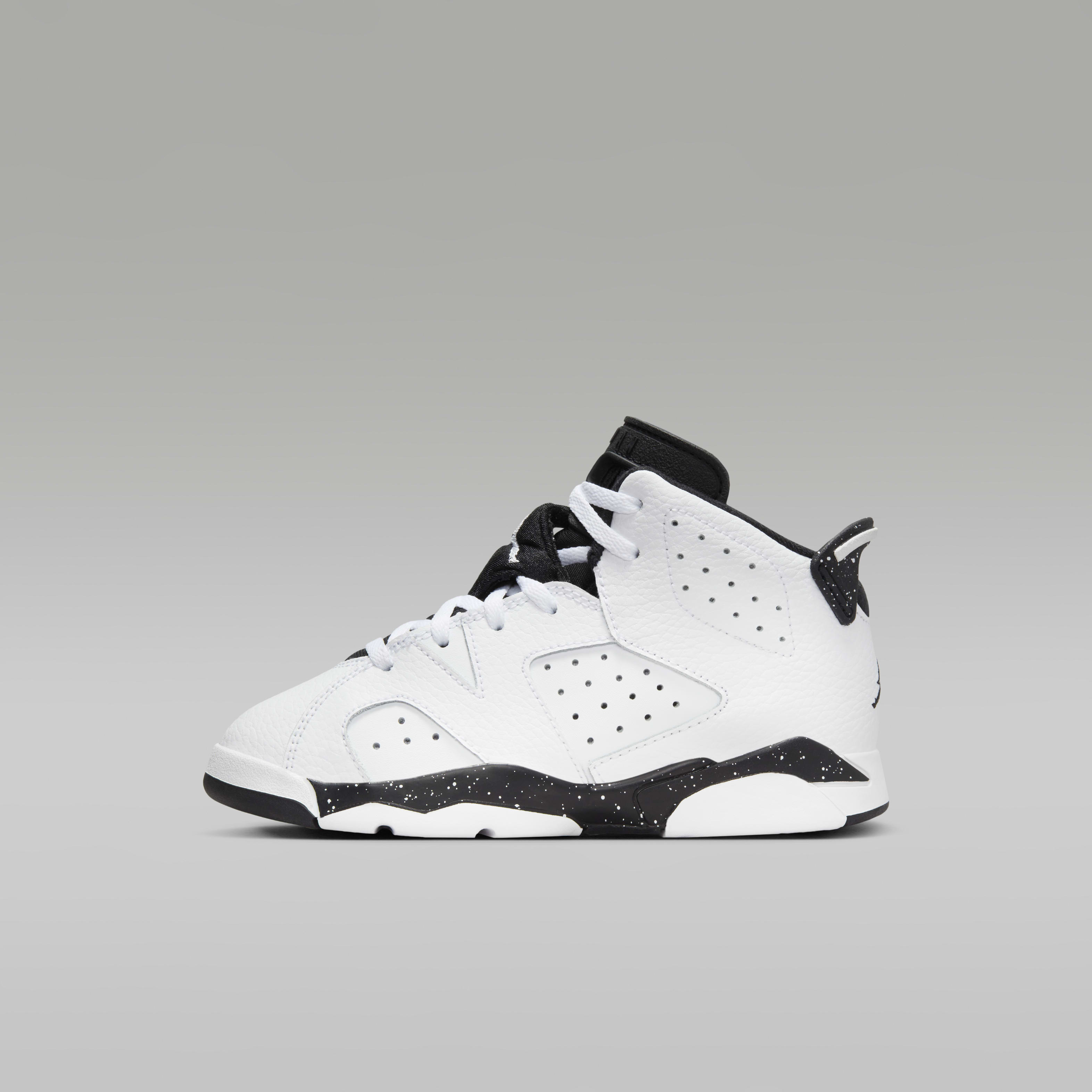 Jordan 6 Retro "White/Black" Little Kids' Shoes