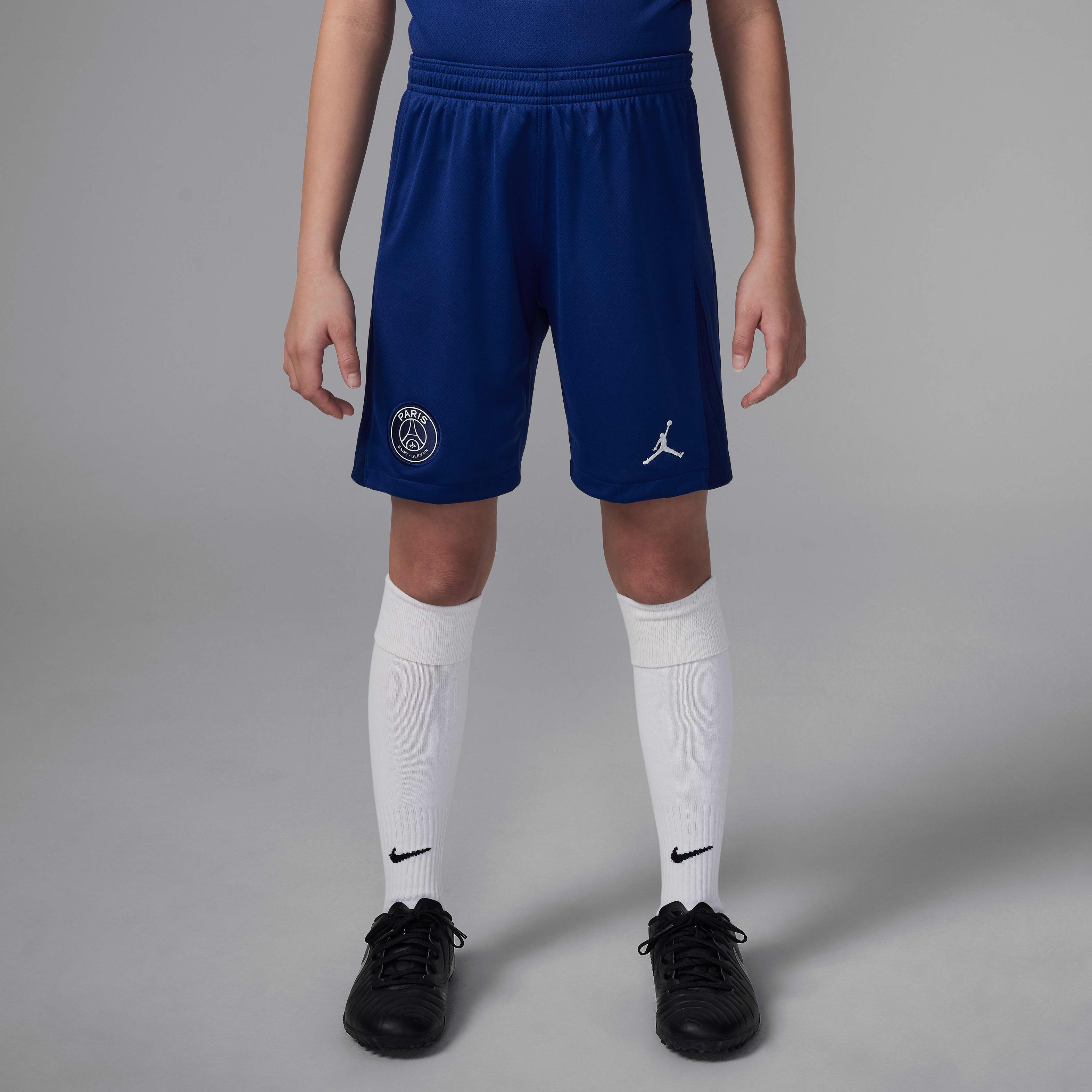 Paris Saint-Germain 2025 Stadium Fourth Big Kids' Jordan Dri-FIT Soccer Replica Shorts