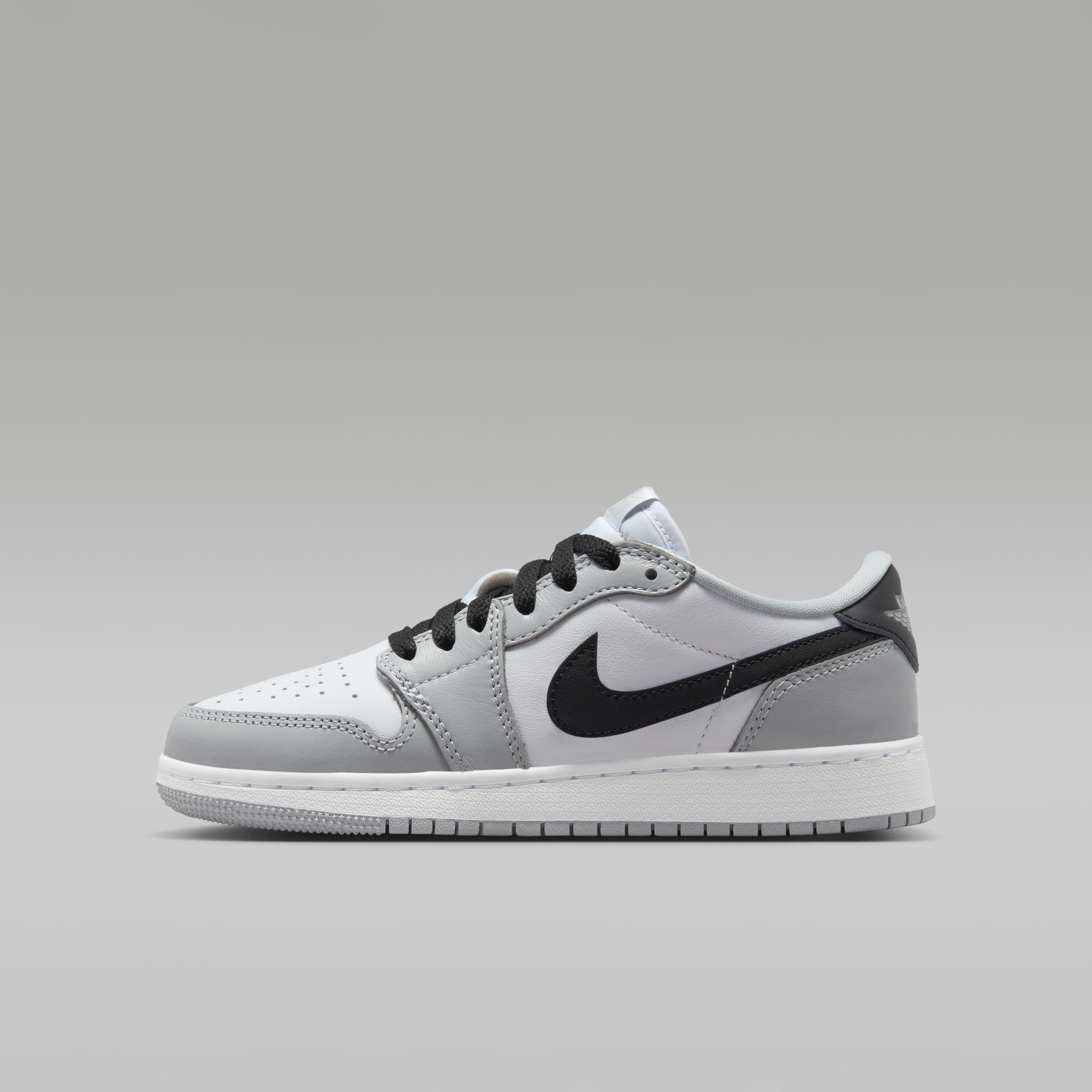 Air Jordan 1 Low OG "Wolf Grey" Big Kids' Shoes