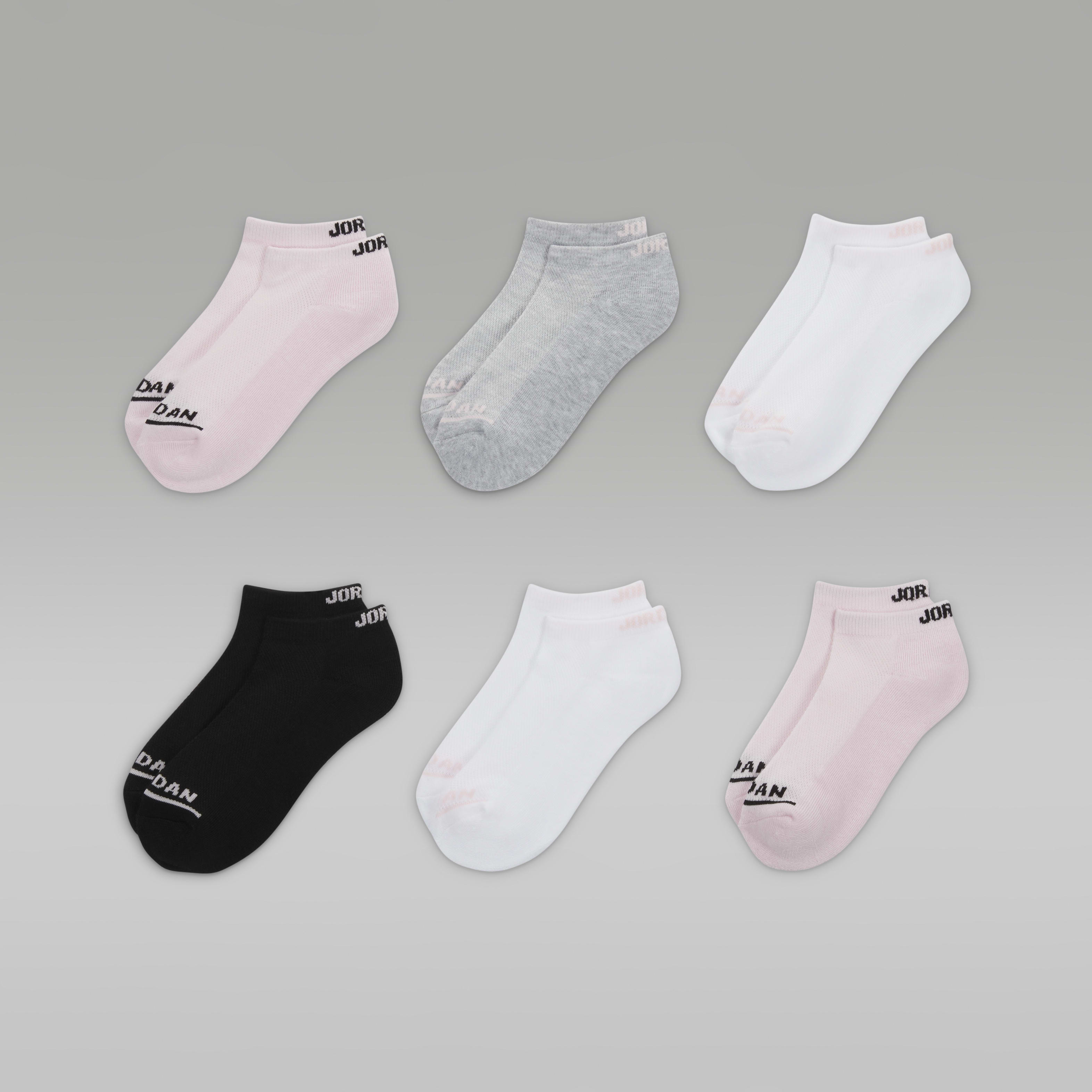 Jordan Big Kids' Legend No-Show Socks (6 Pairs)