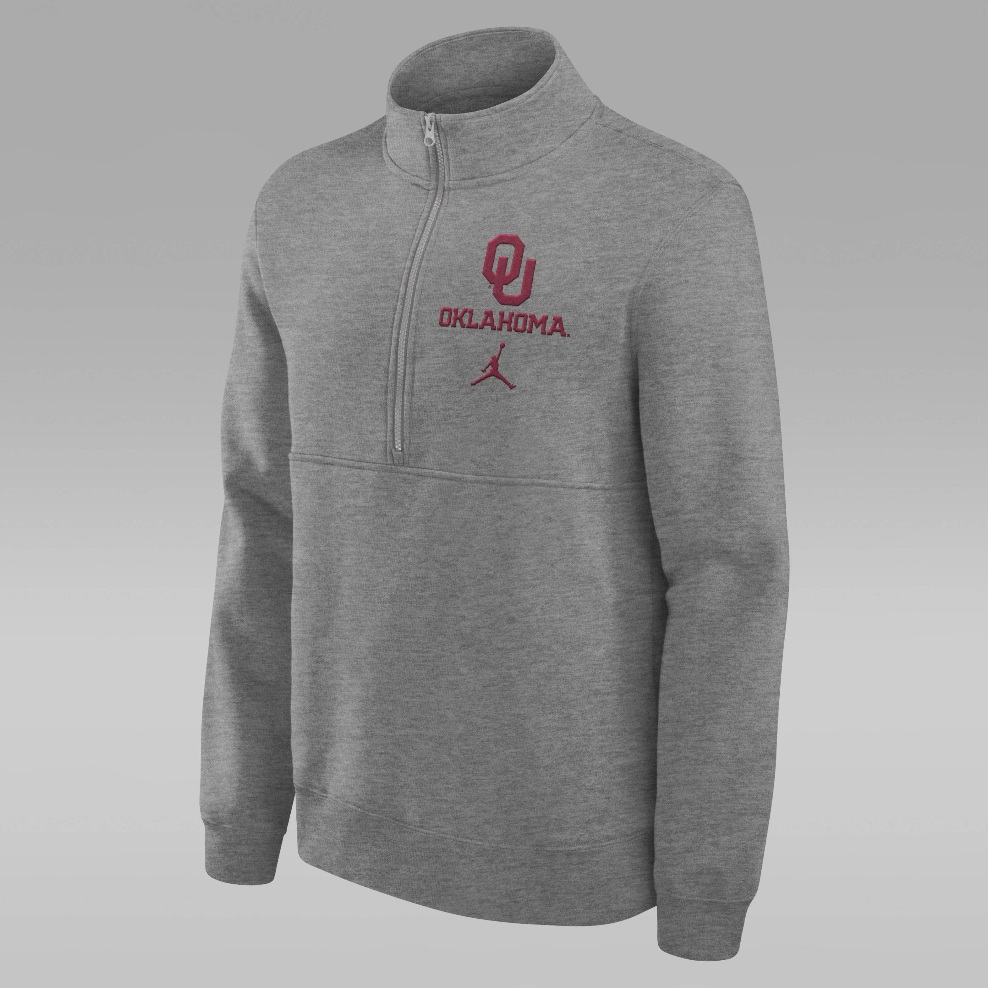 Oklahoma Sooners Primetime Club Men's Nike College 1/2-Zip Crew