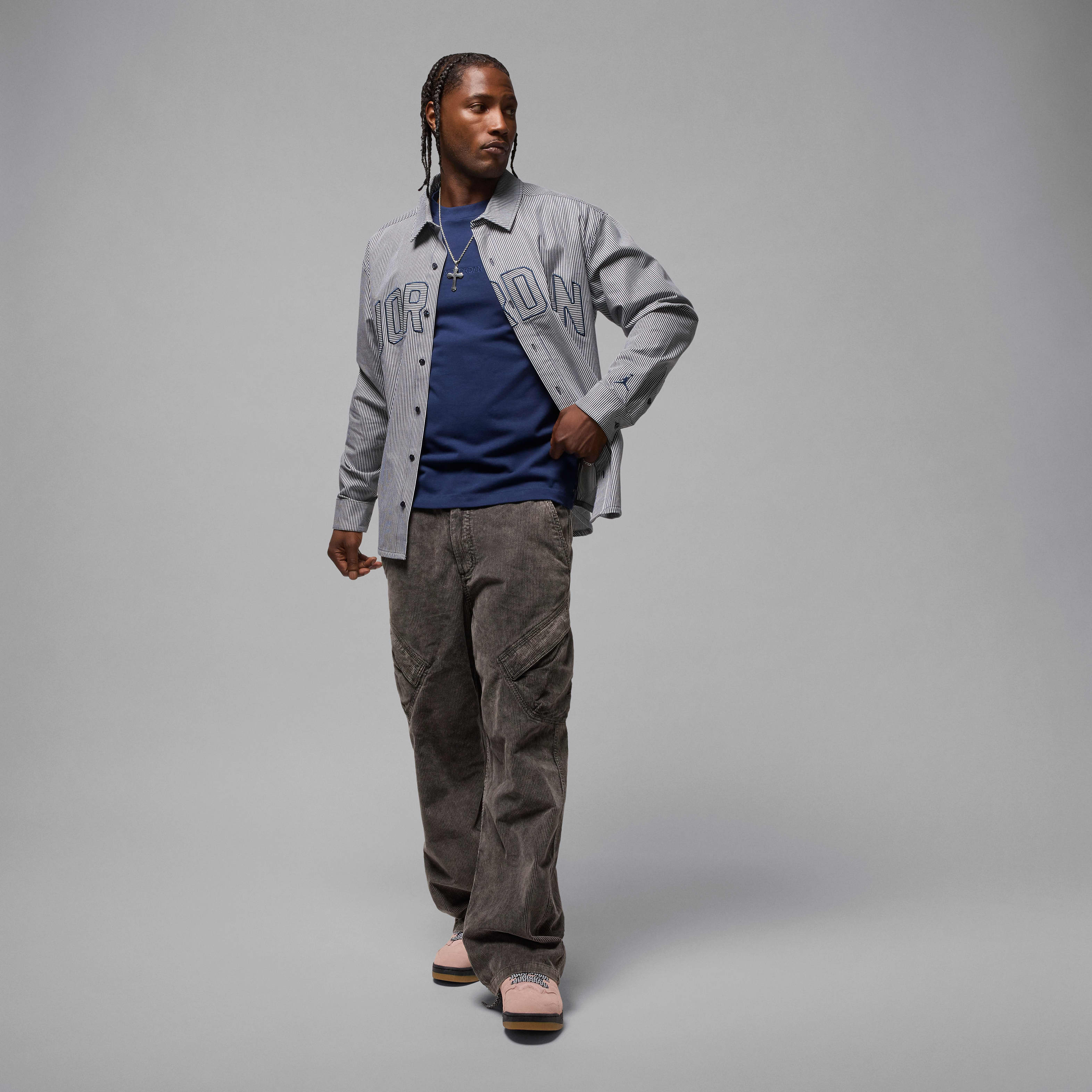 Jordan Flight Men's Oxford Long-Sleeve Top