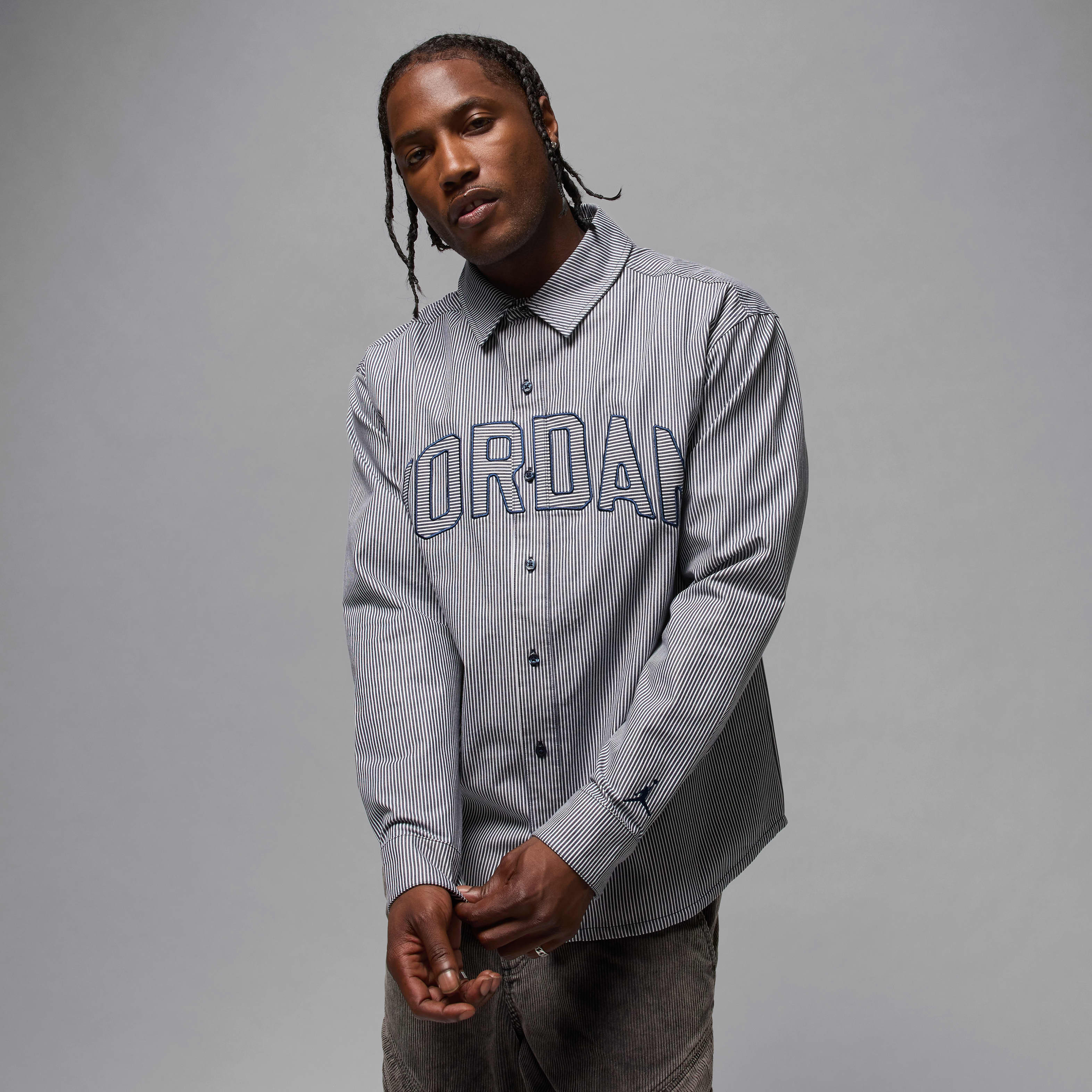 Jordan Flight Men's Oxford Long-Sleeve Top