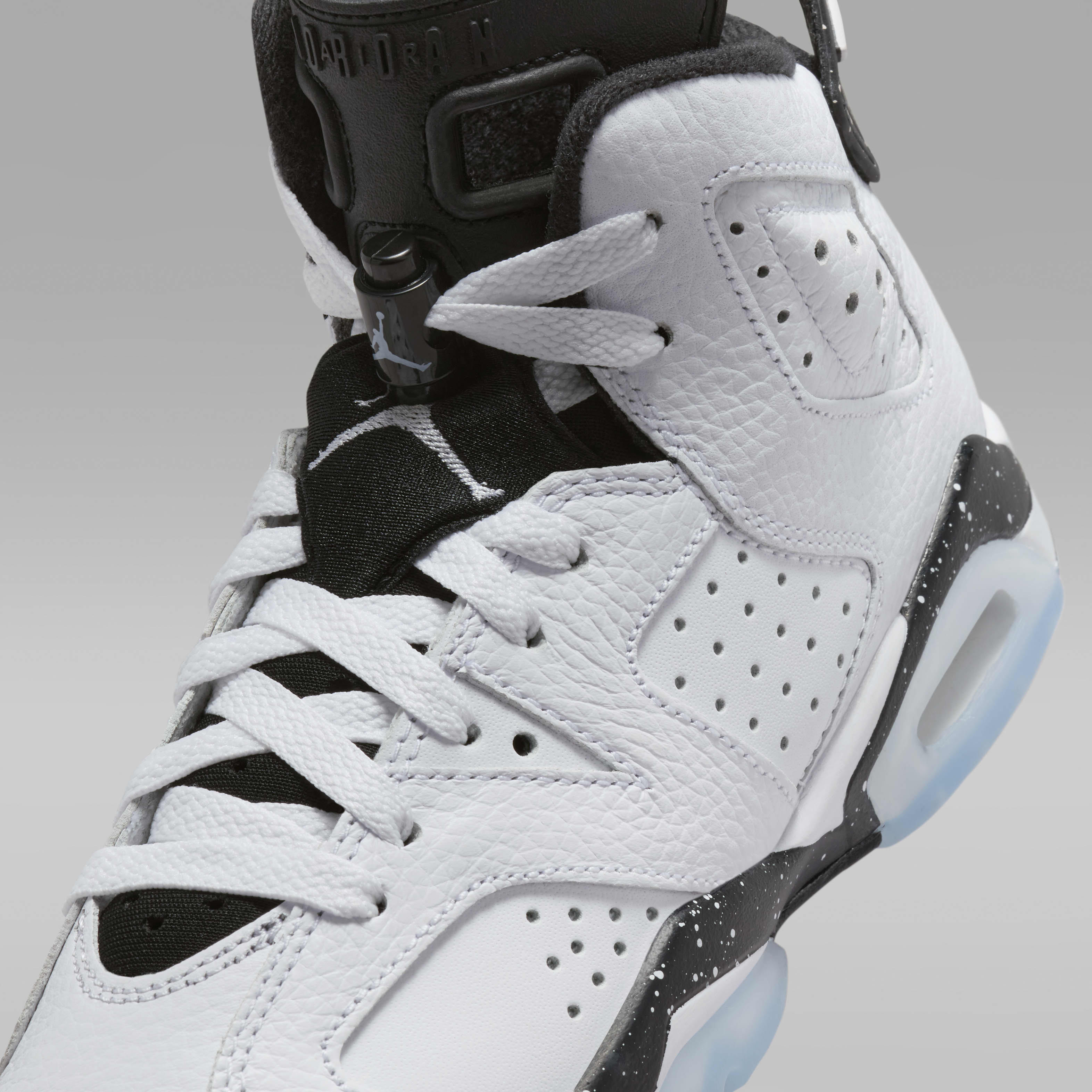 Air Jordan 6 Retro "White/Black" Big Kids' Shoes