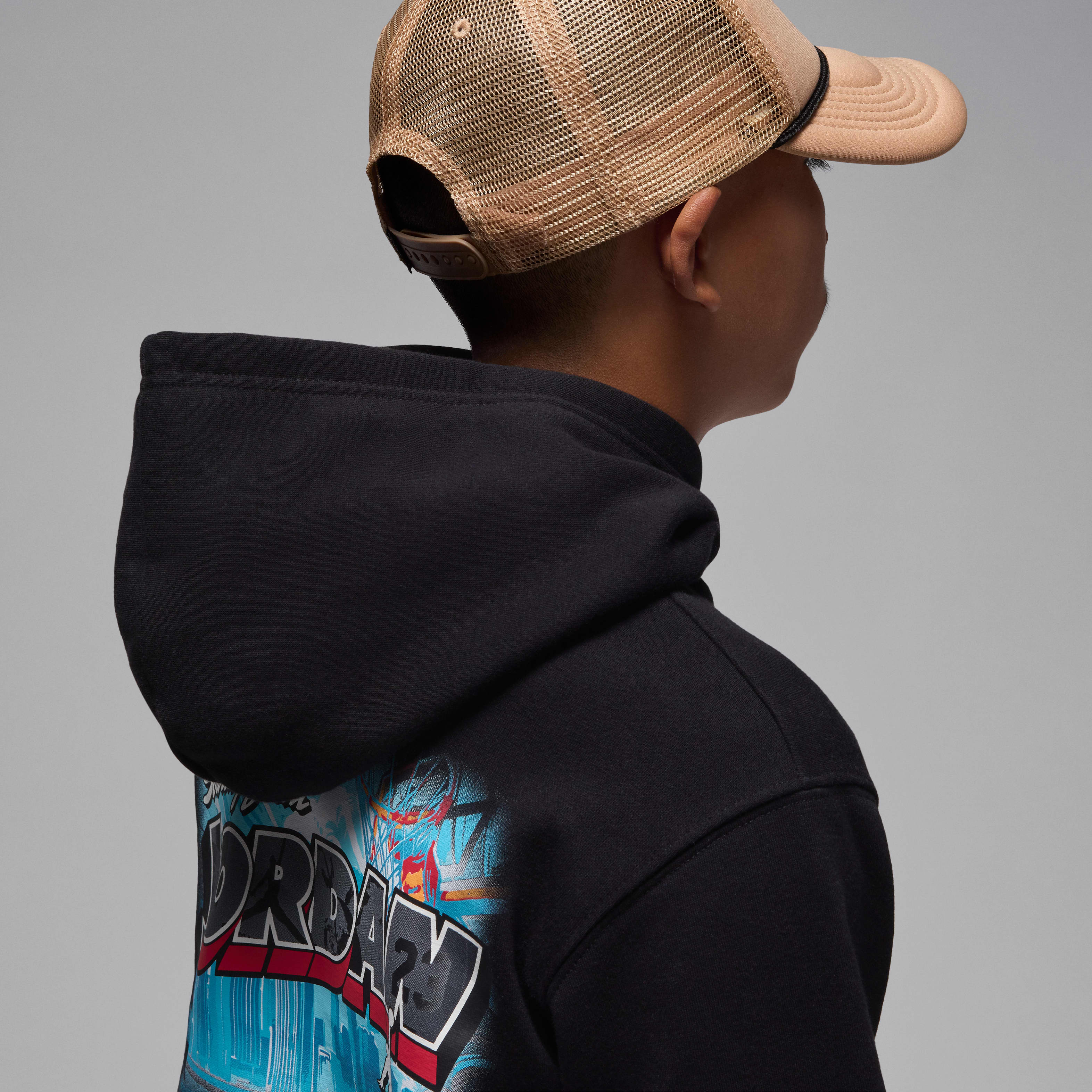 Jordan Big Kids' Air Postcard Pullover Hoodie