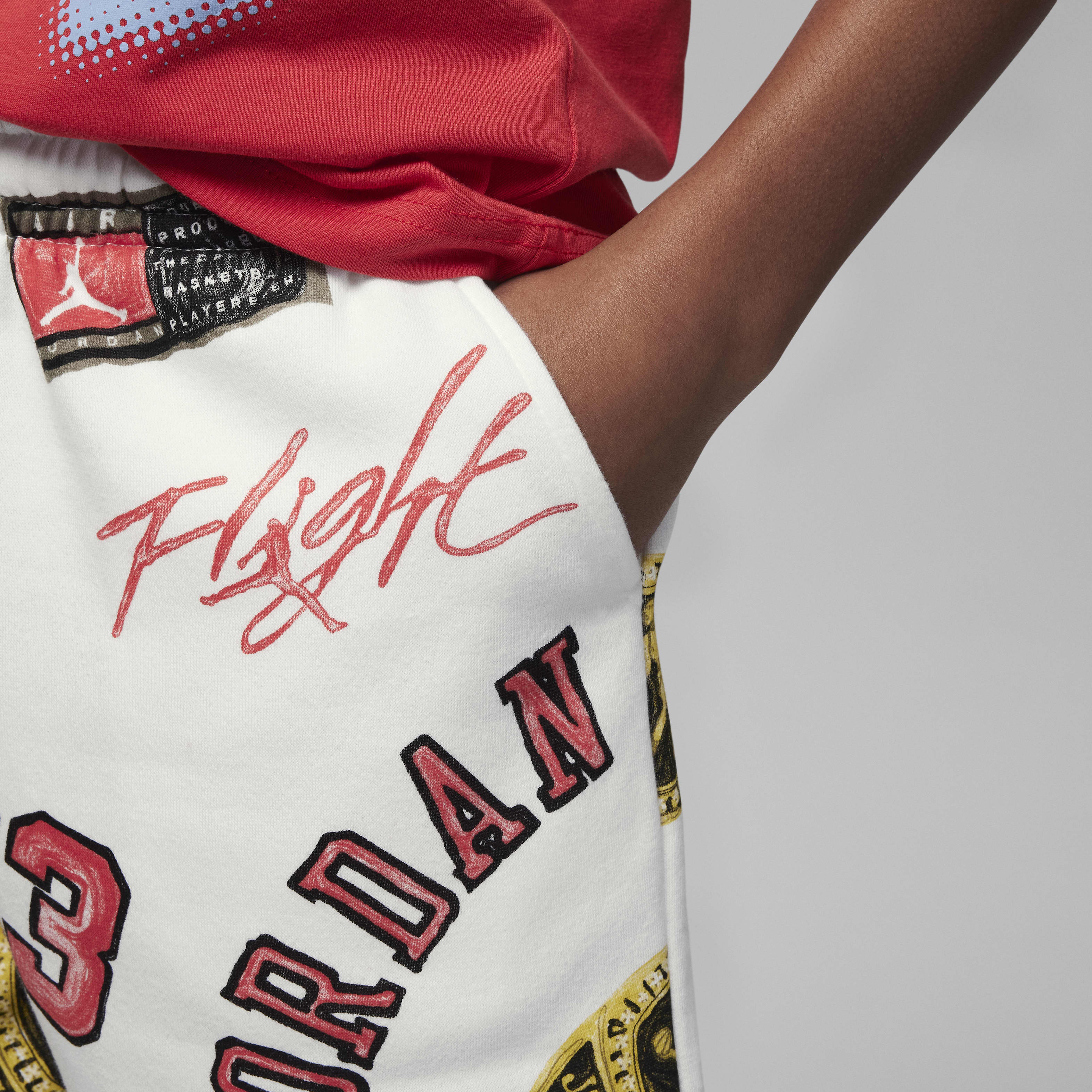 Jordan MJ Essentials Big Kids' Printed Shorts