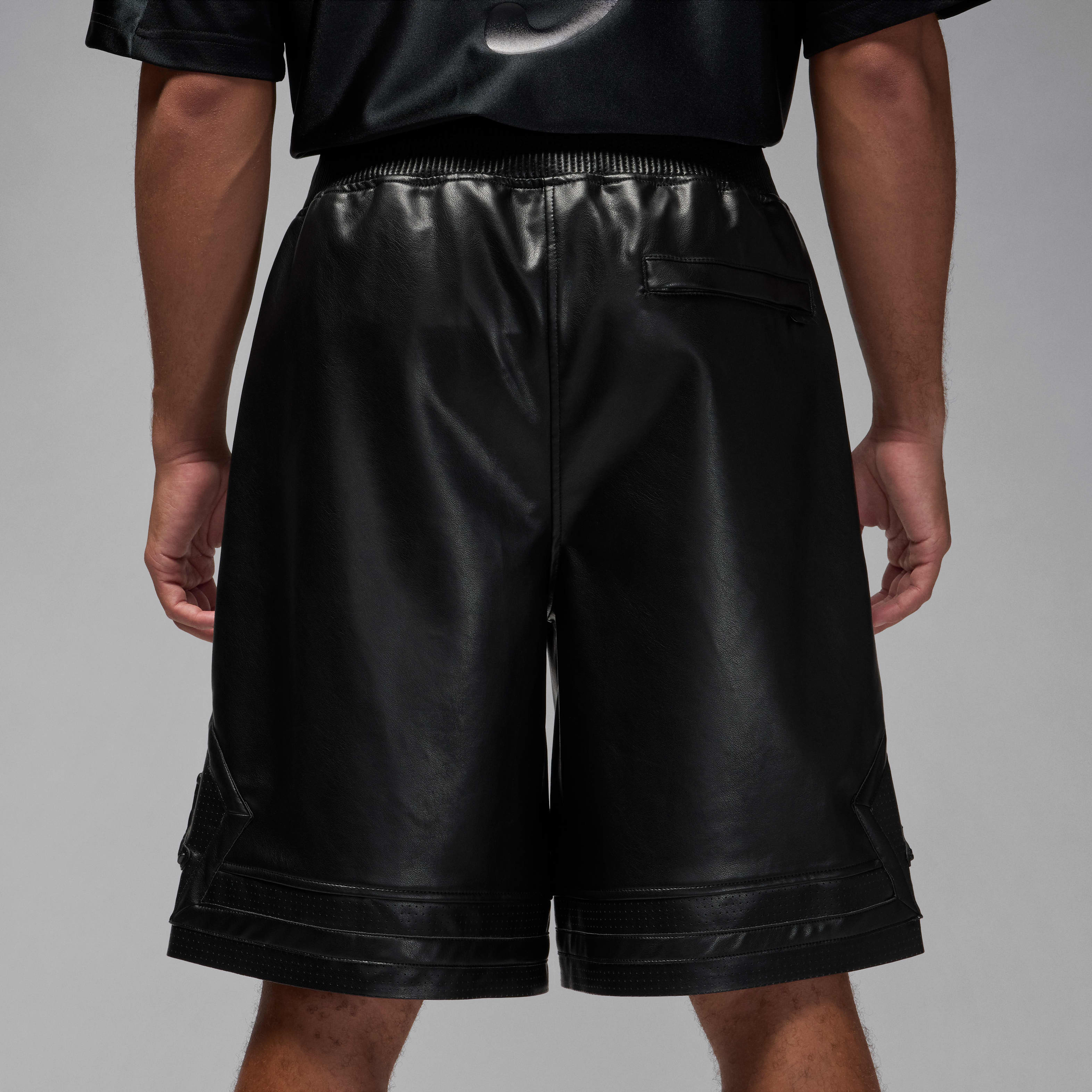 Air Jordan Men's Faux Leather Shorts
