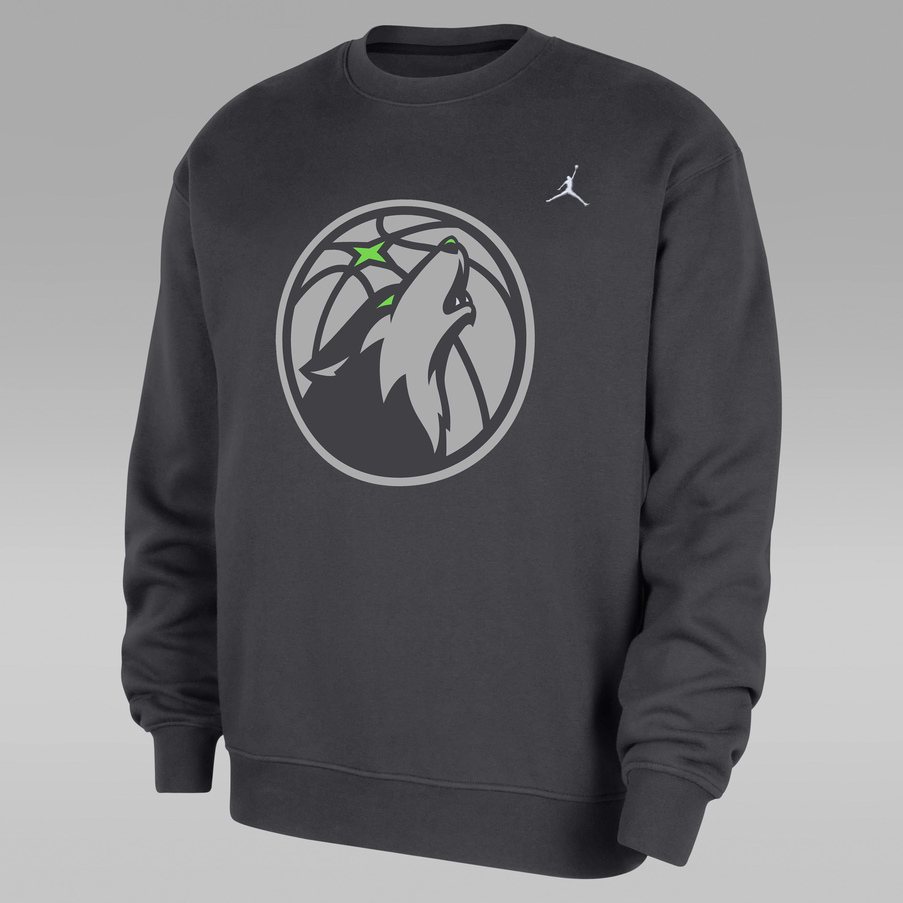 Minnesota Timberwolves Statement Essentials Men's Jordan NBA Fleece Crew-Neck Sweatshirt