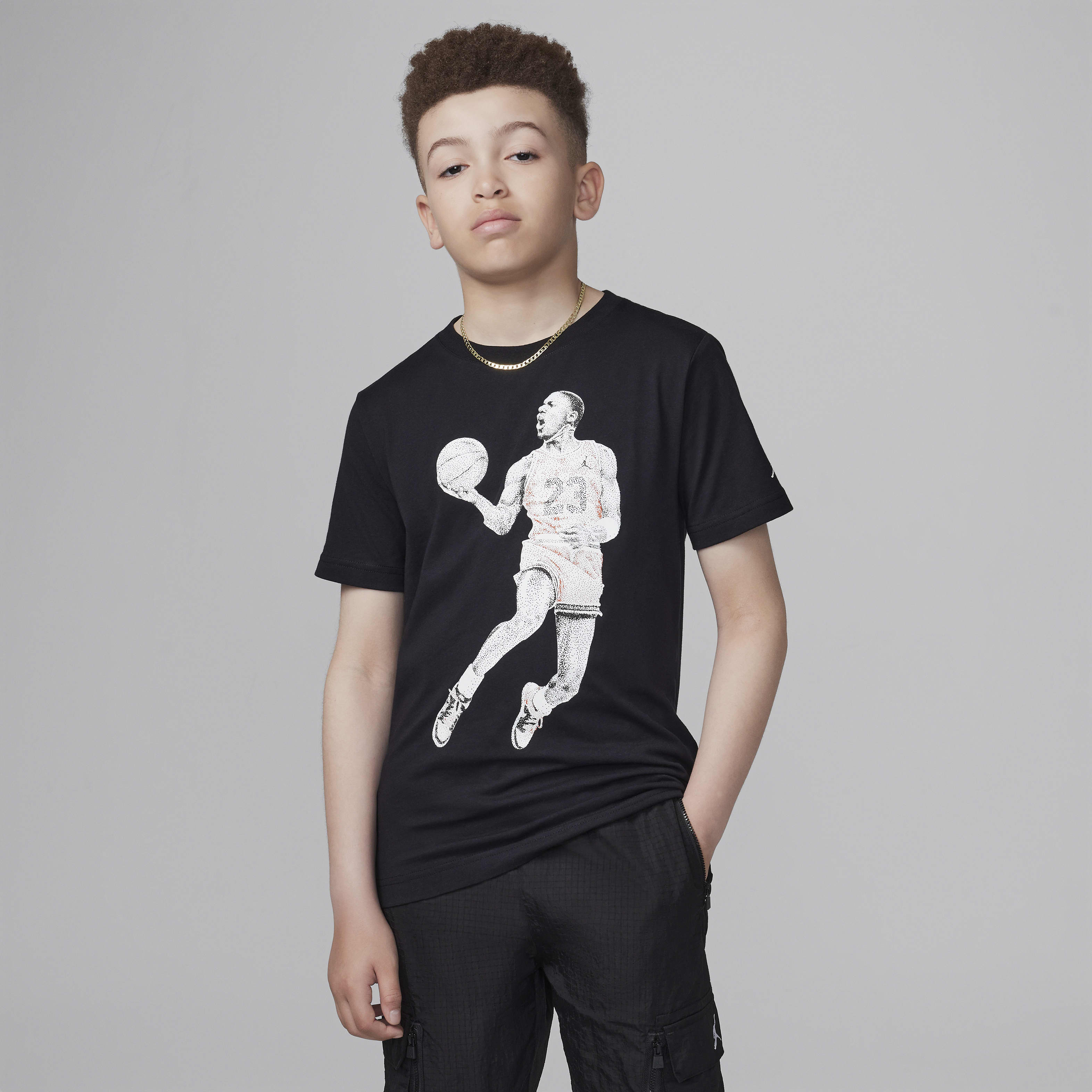 Air Jordan Big Kids' Dots Graphic T-Shirt