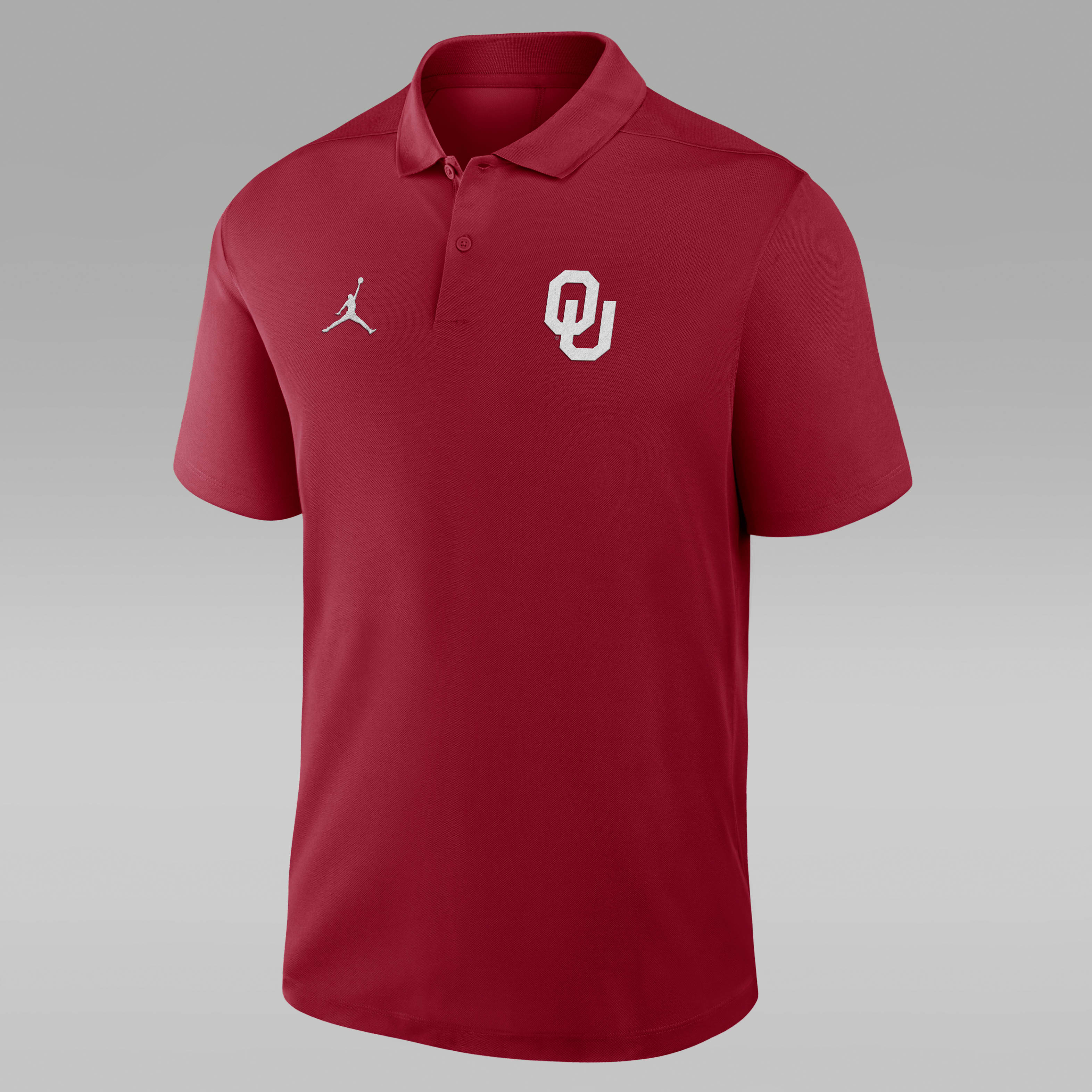 Oklahoma Primetime Victory Primary Logo Men's Nike Dri-FIT College Polo