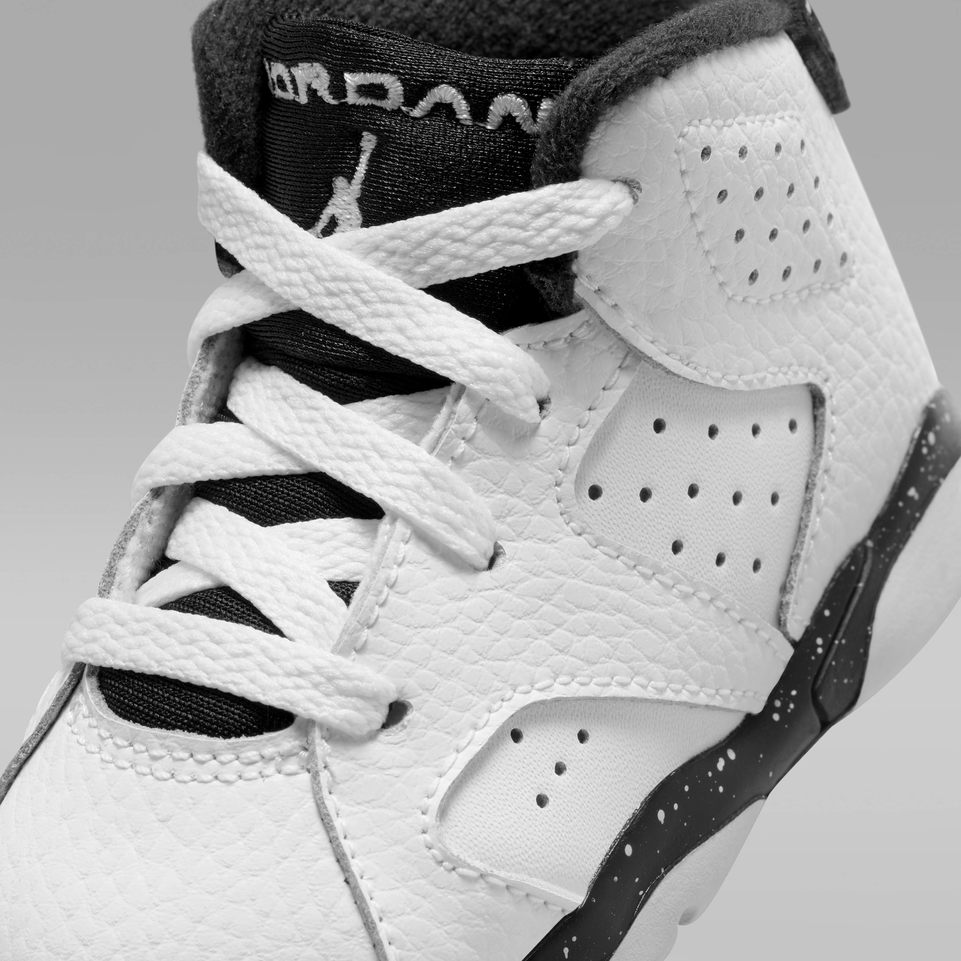 Jordan 6 Retro "White/Black" Baby/Toddler Shoes