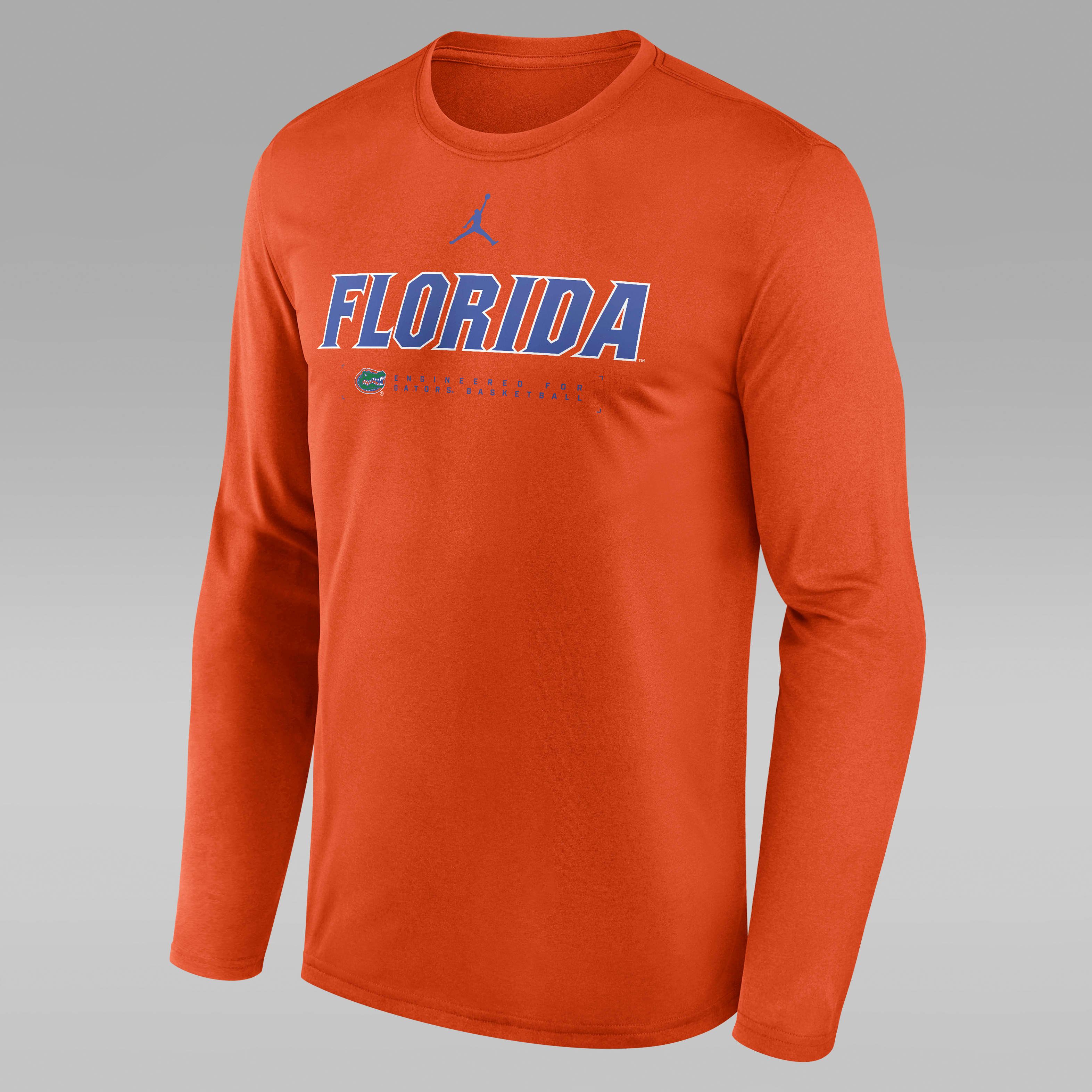 Florida Courtside Basketball Shootaround Legend Men's Jordan Brand Dri-FIT College Long-Sleeve T-Shirt
