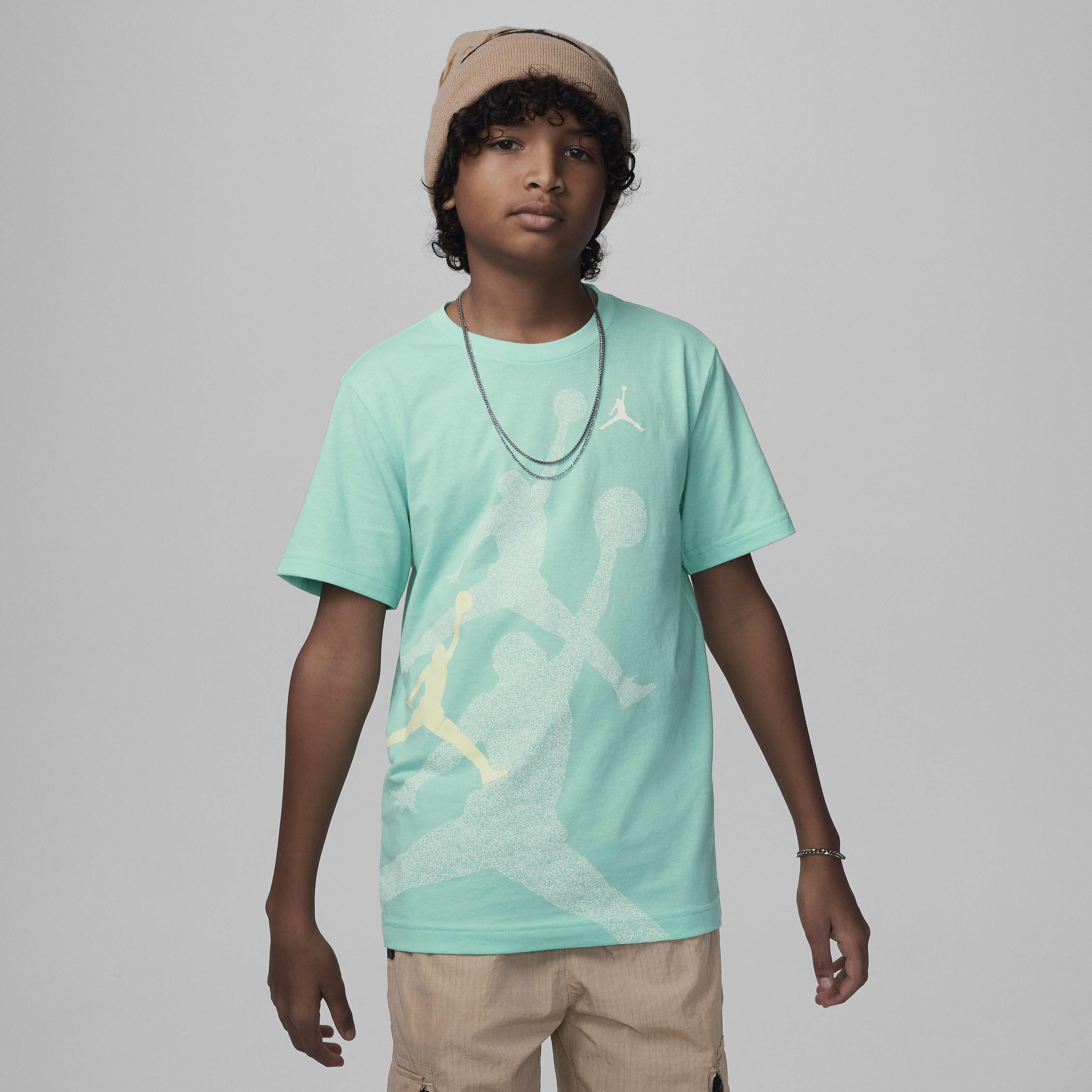 Jordan Big Kids' Gradient Stacked Jumpman T-Shirt