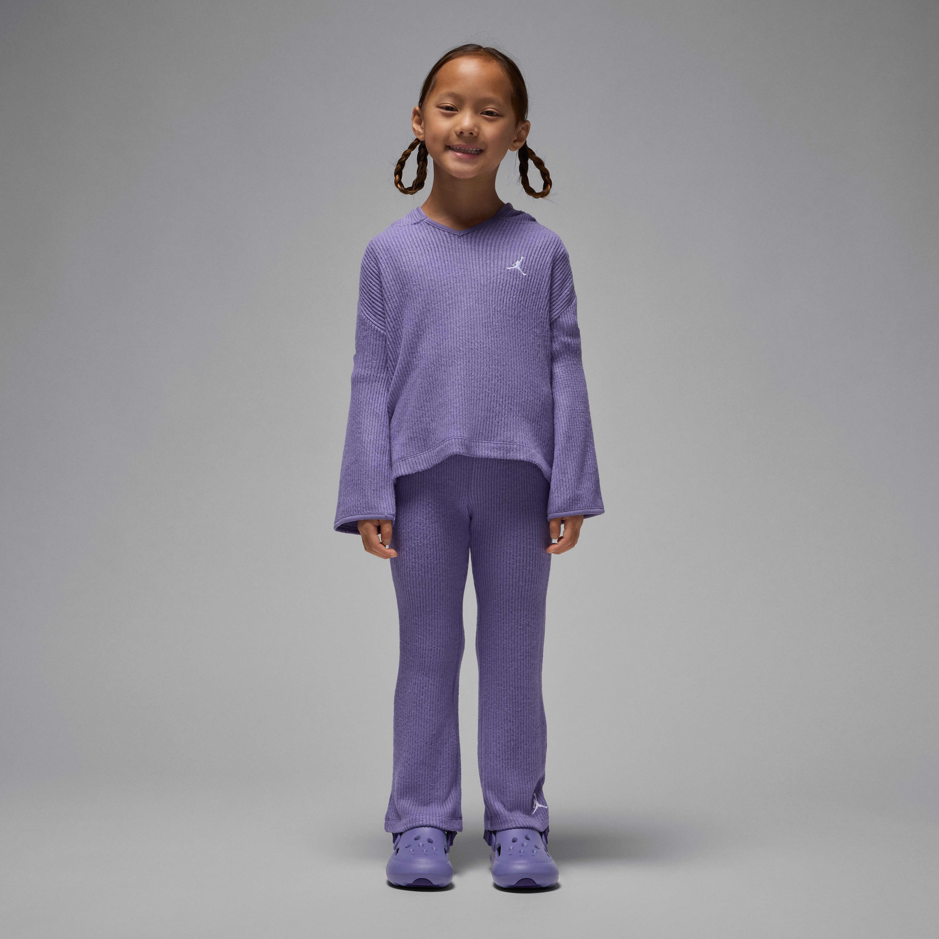 Jordan Little Kids' Heir To The Crown 2-Piece Ribbed Pullover Set