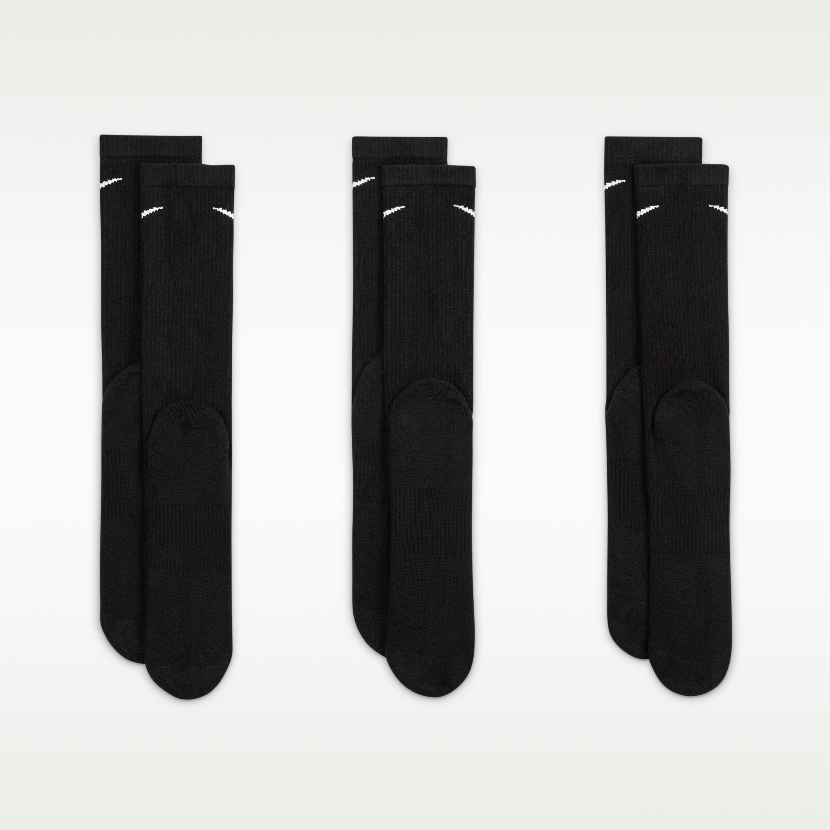 Nike Everyday Plus Cushion Training No-Show Socks (3 Pairs)