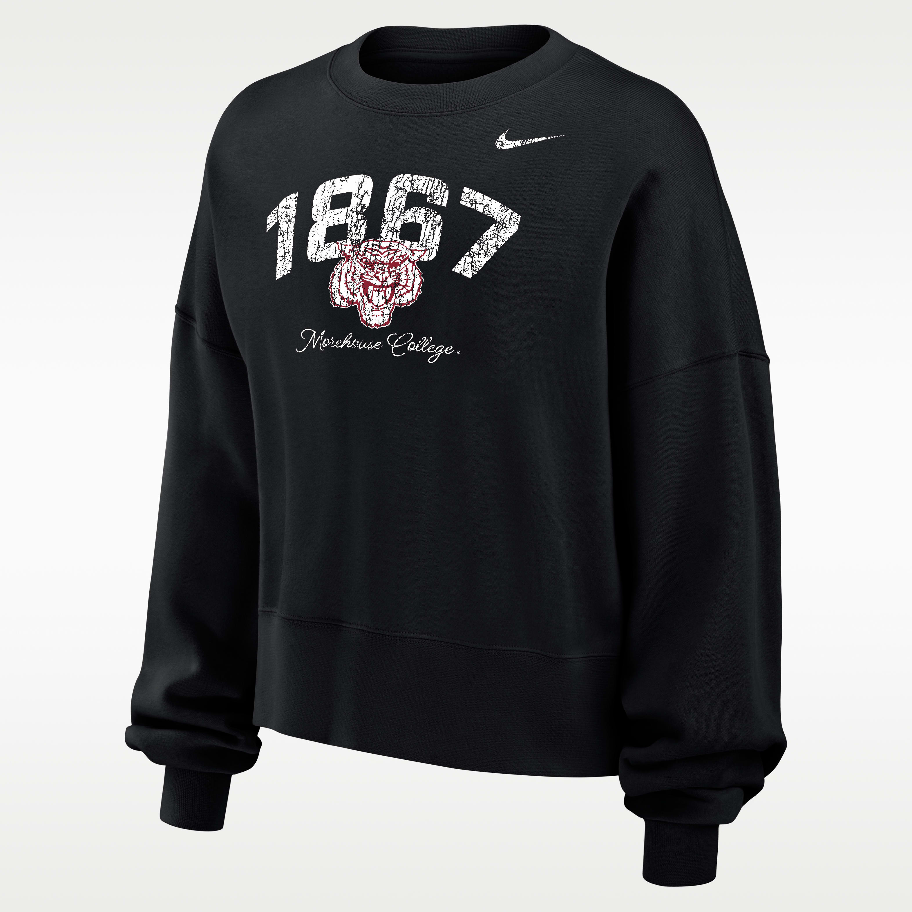 Nike College (Morehouse College) Women's Phoenix Fleece Crew-Neck Sweatshirt