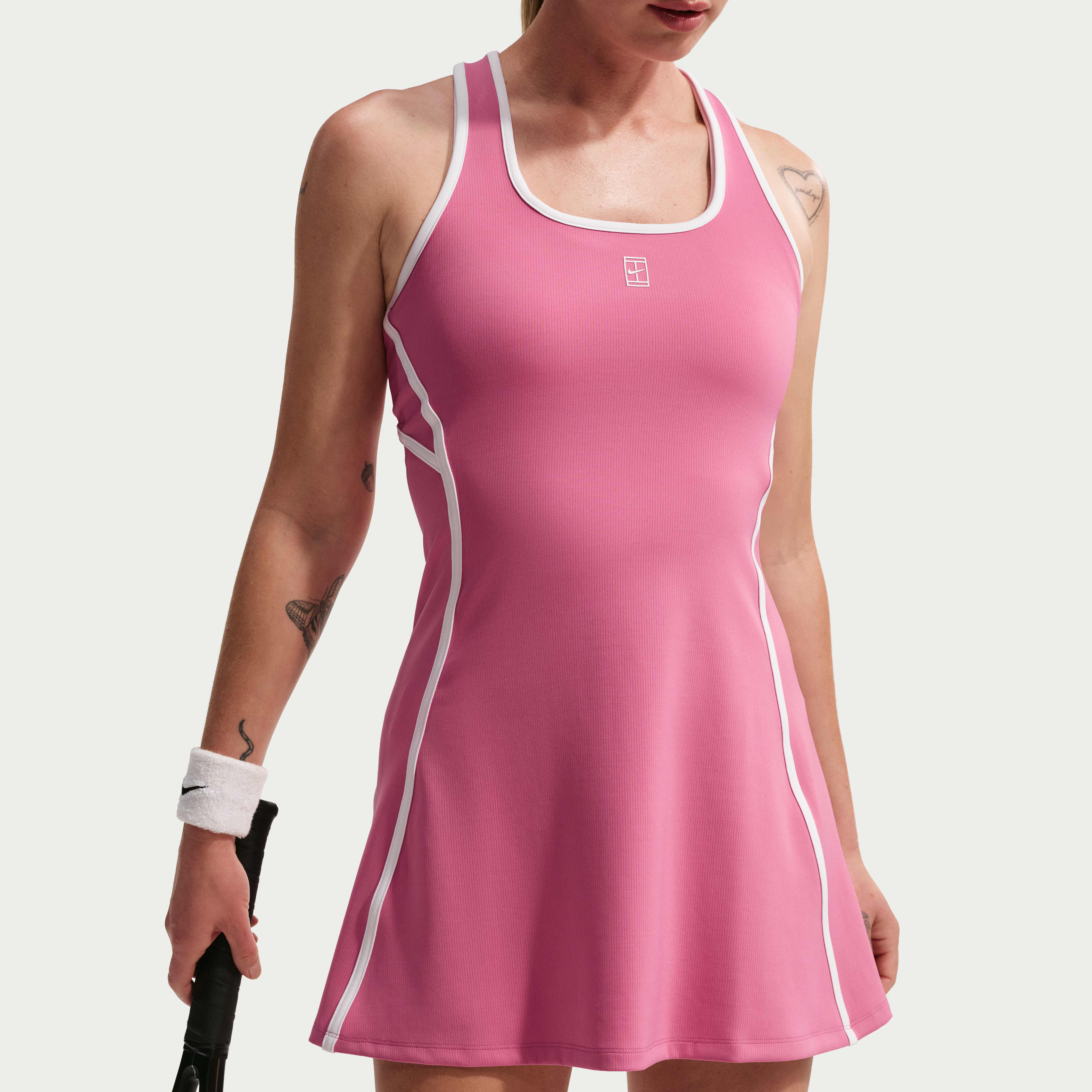 pink lululemon tennis dress Lululemon Court Crush Tennis Dress - Pale Raspberry