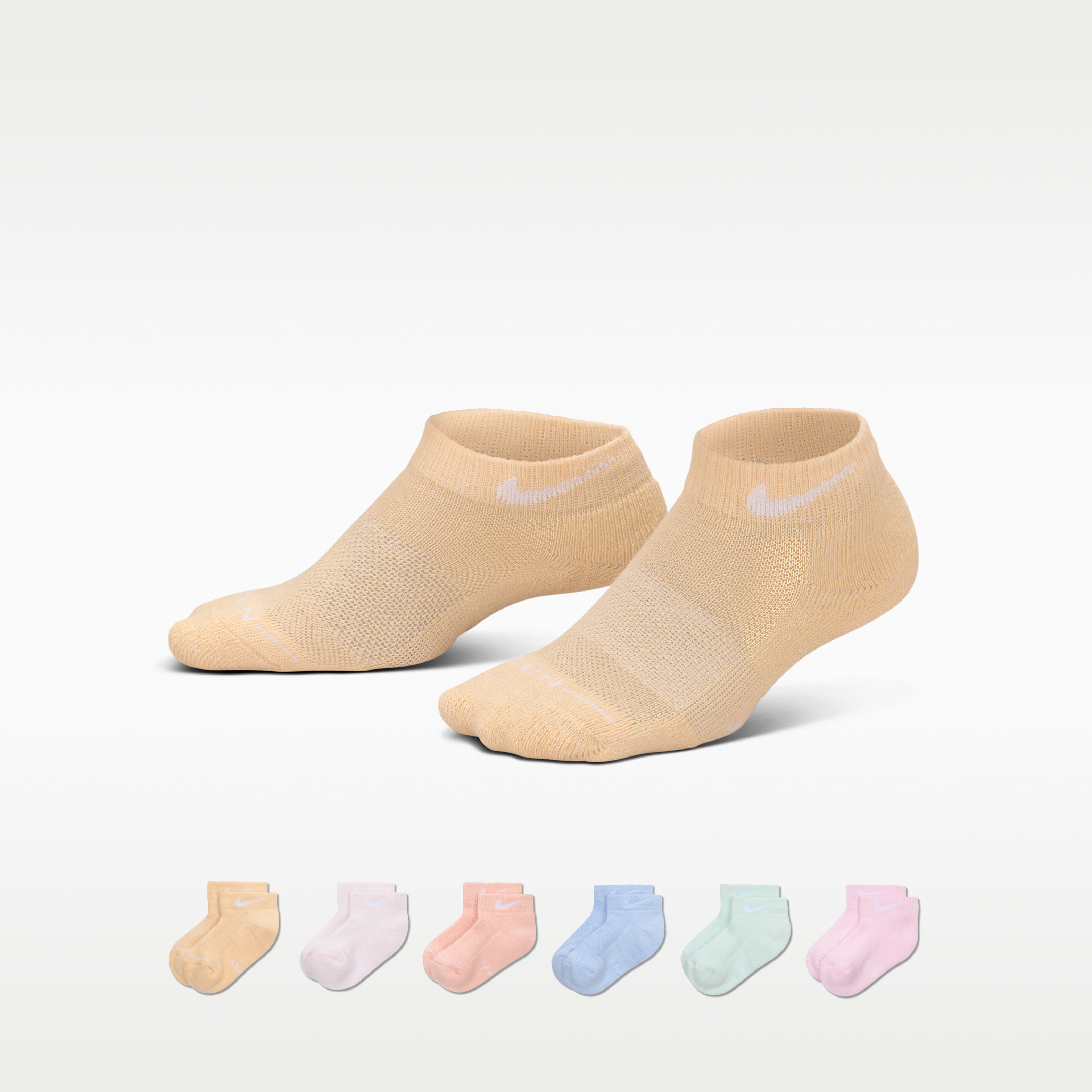 Nike Kids' Dri-FIT Elevated Everyday Ankle Socks (6 Pairs)