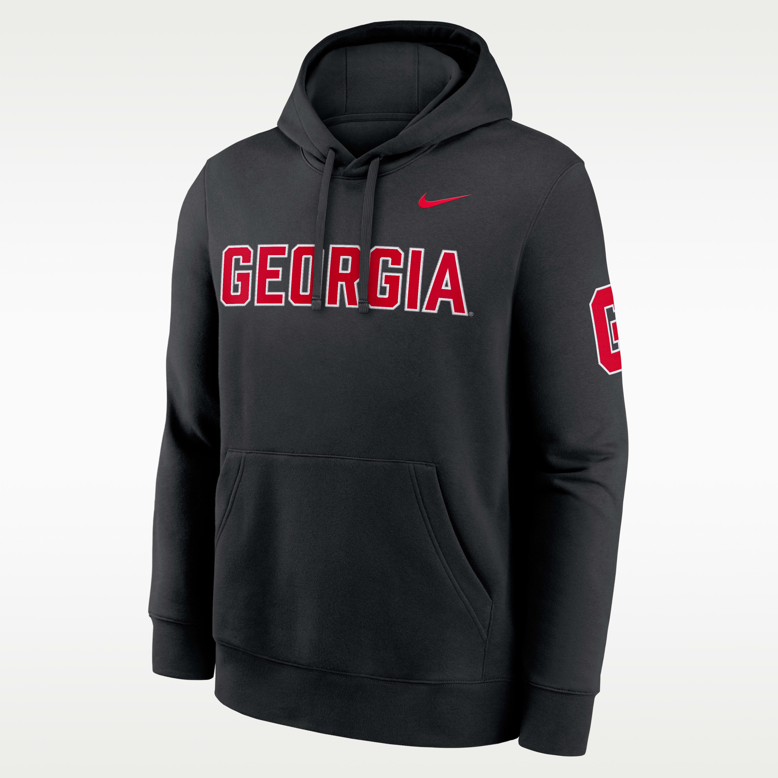 Georgia Sideline Club Men's Nike College Pullover Hoodie