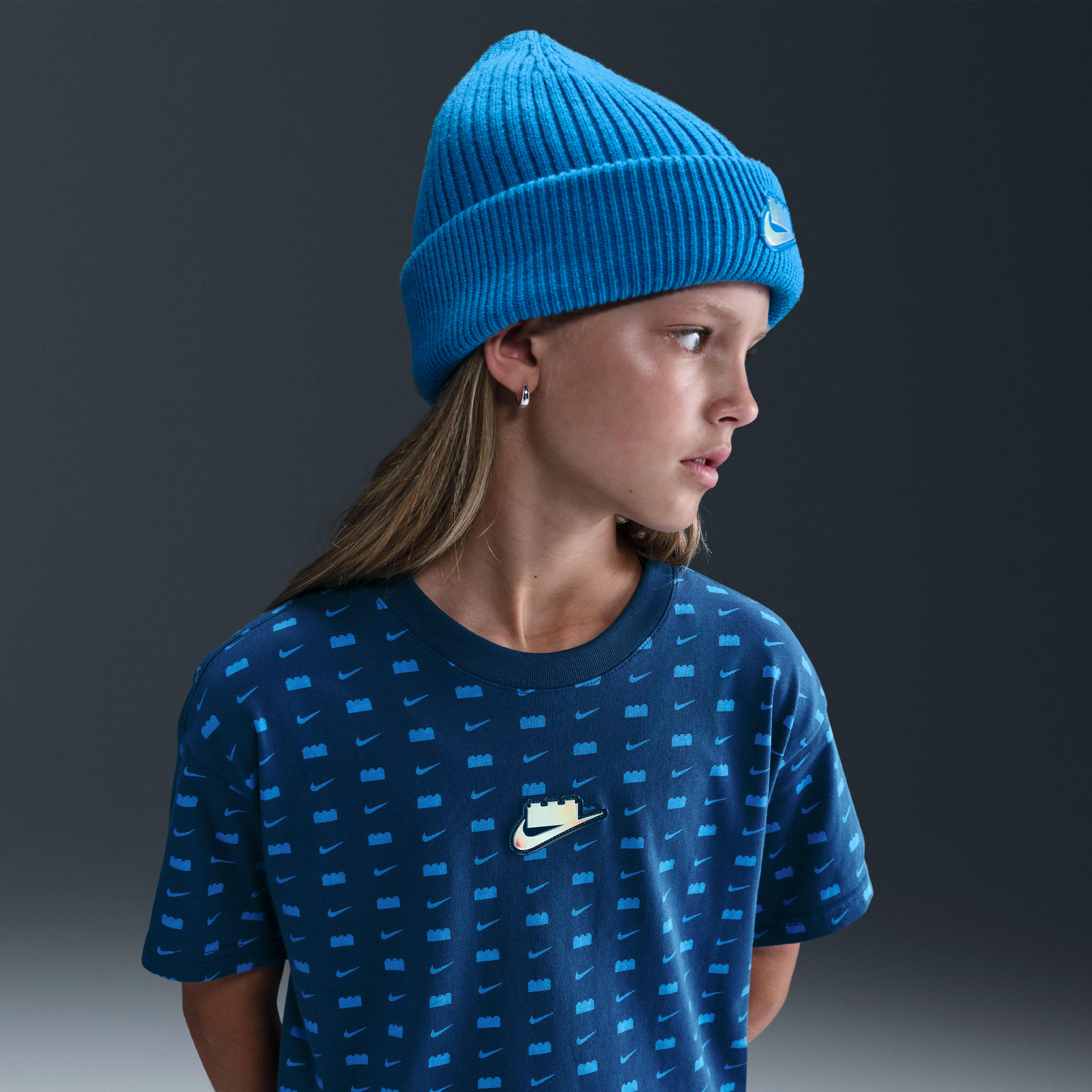 Nike x LEGO® Collection Girls' Cropped T-Shirt