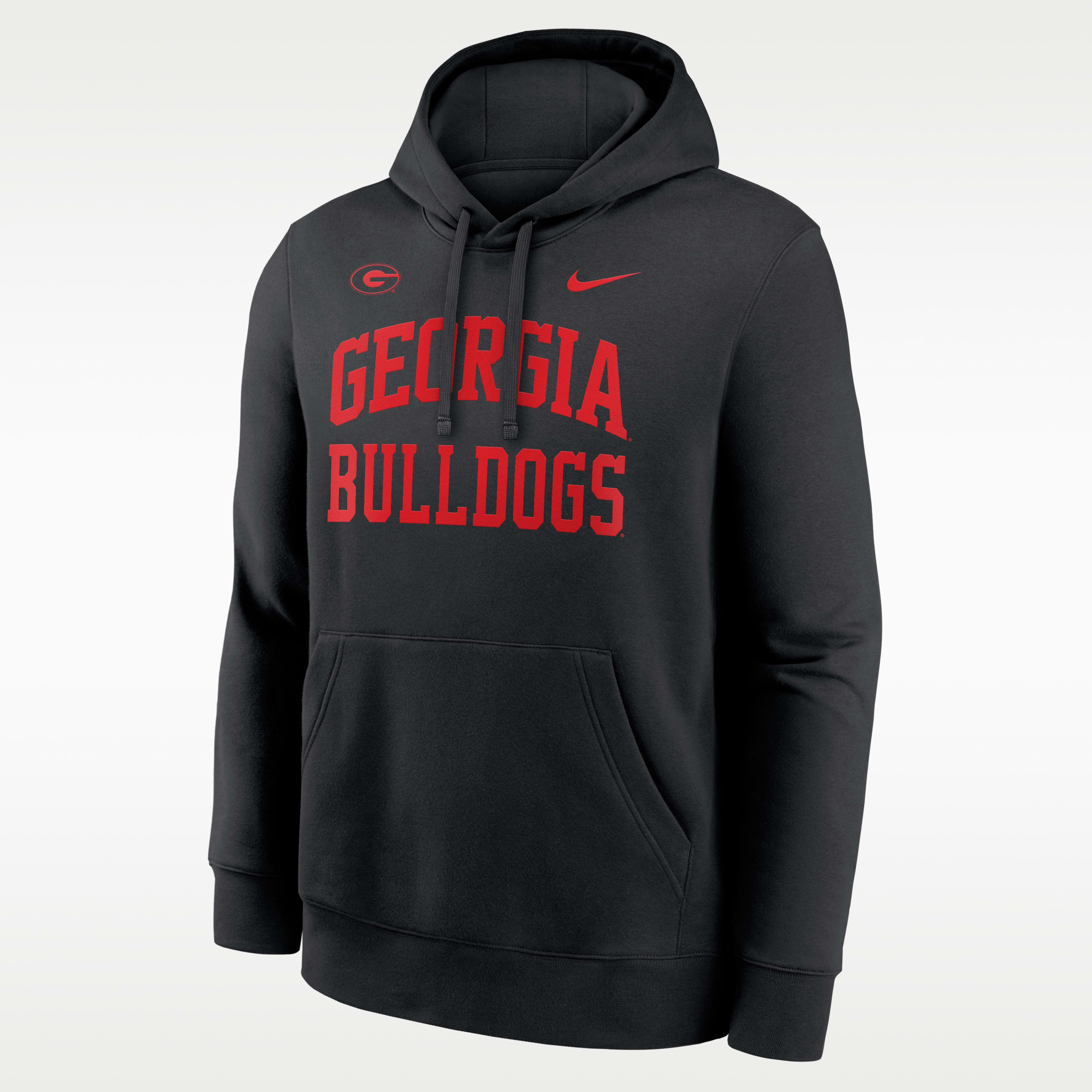 Georgia Primetime Arched Club Men's Nike College Pullover Hoodie