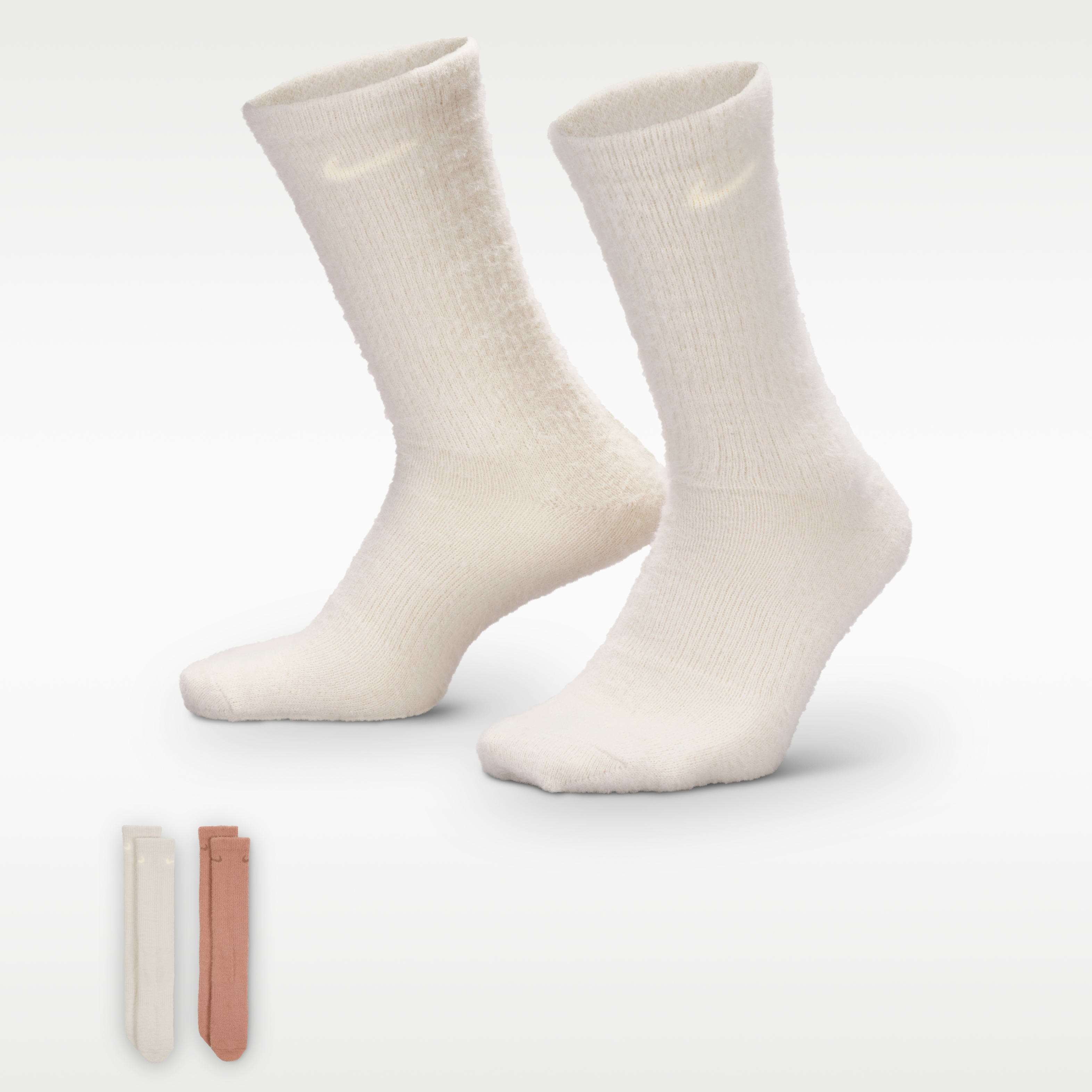 Nike Everyday Cushioned Cozy Crew Socks (2 Pairs)