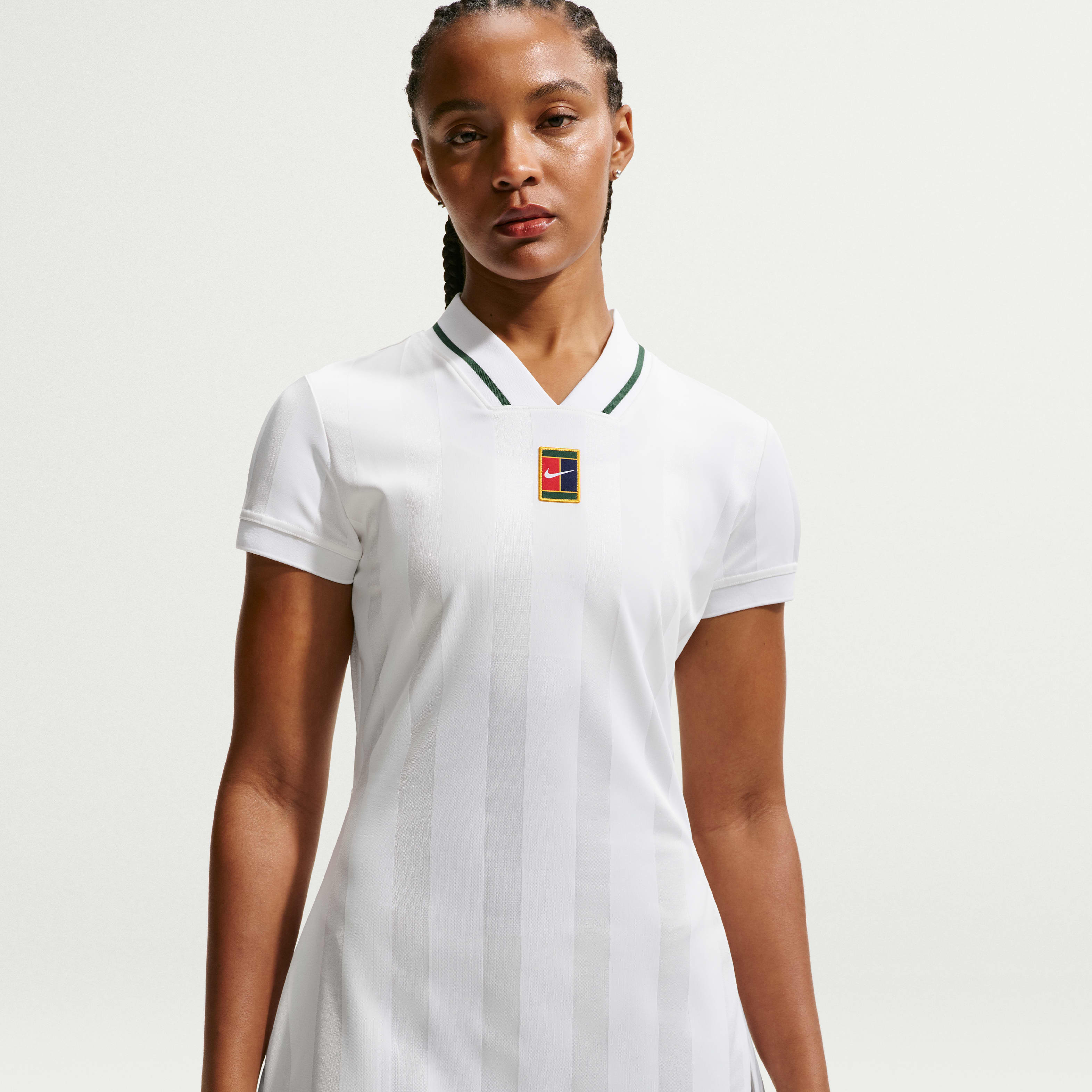 nikecourt slam women's dri-fit tennis dress Nike Women's Court Slam Dri-FIT Tennis Dress in Yellow, Size: XS