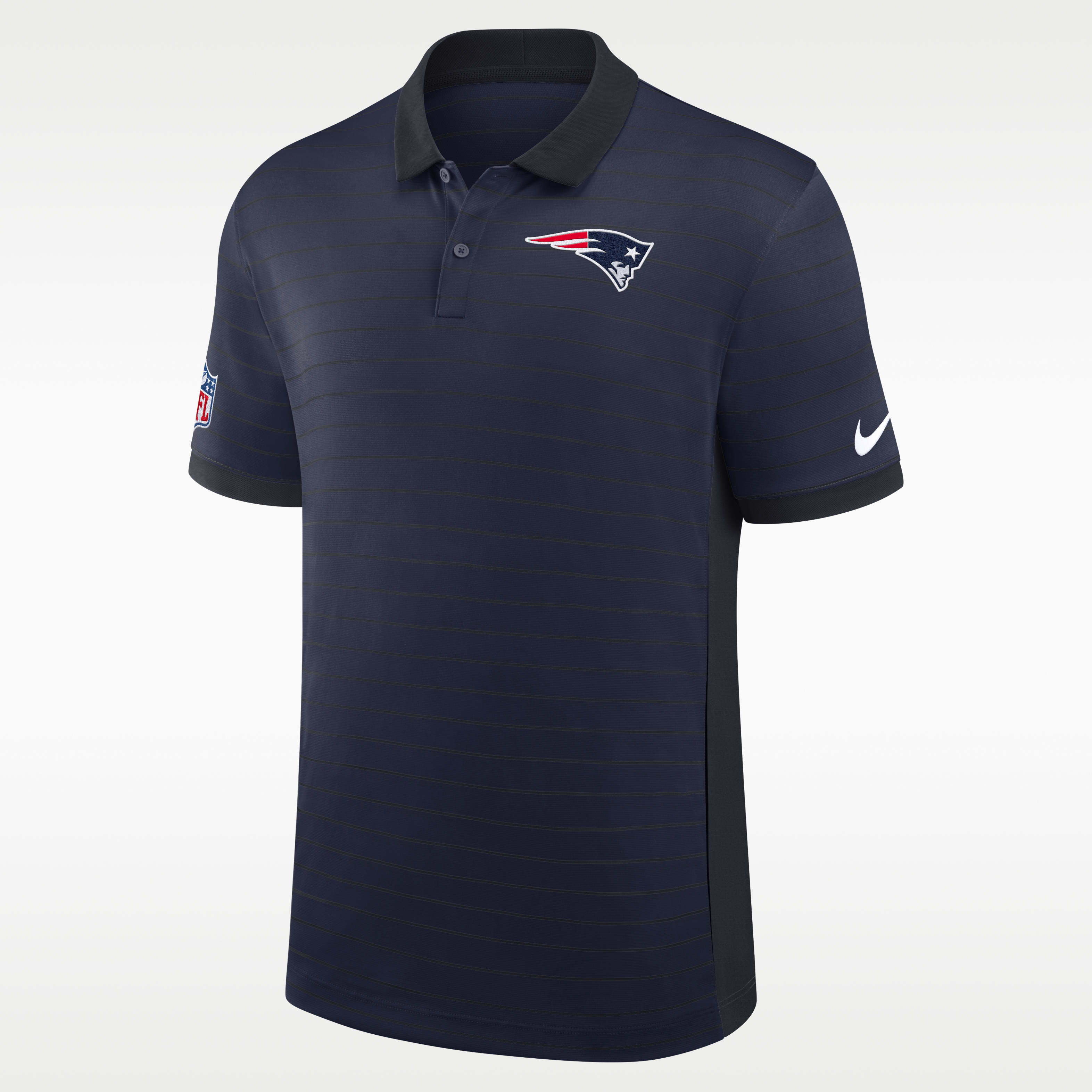 New England Patriots Sideline Victory Stripe Men's Nike Dri-FIT NFL Polo