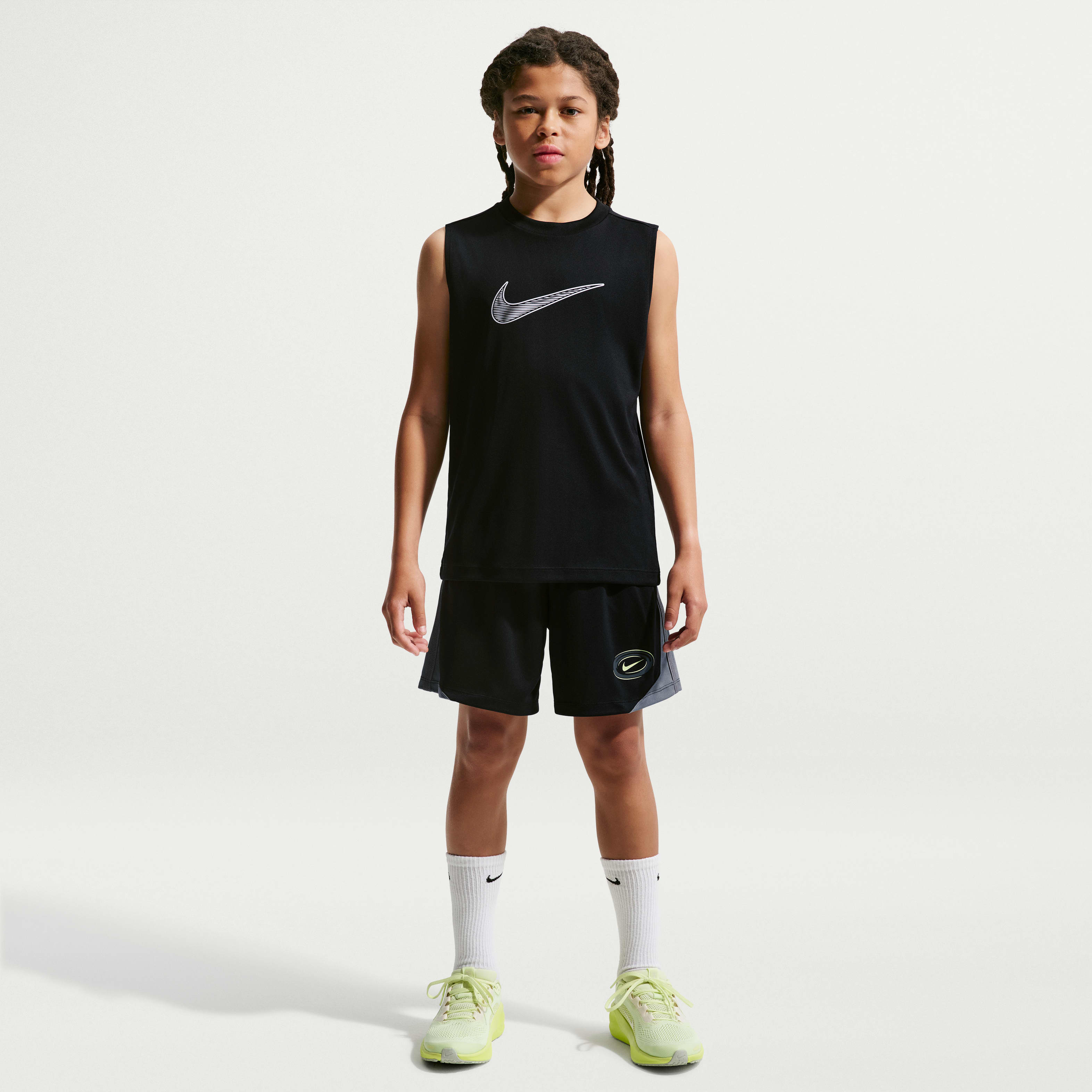 Nike Multi Big Kids' (Boys') Dri-FIT Knit Shorts