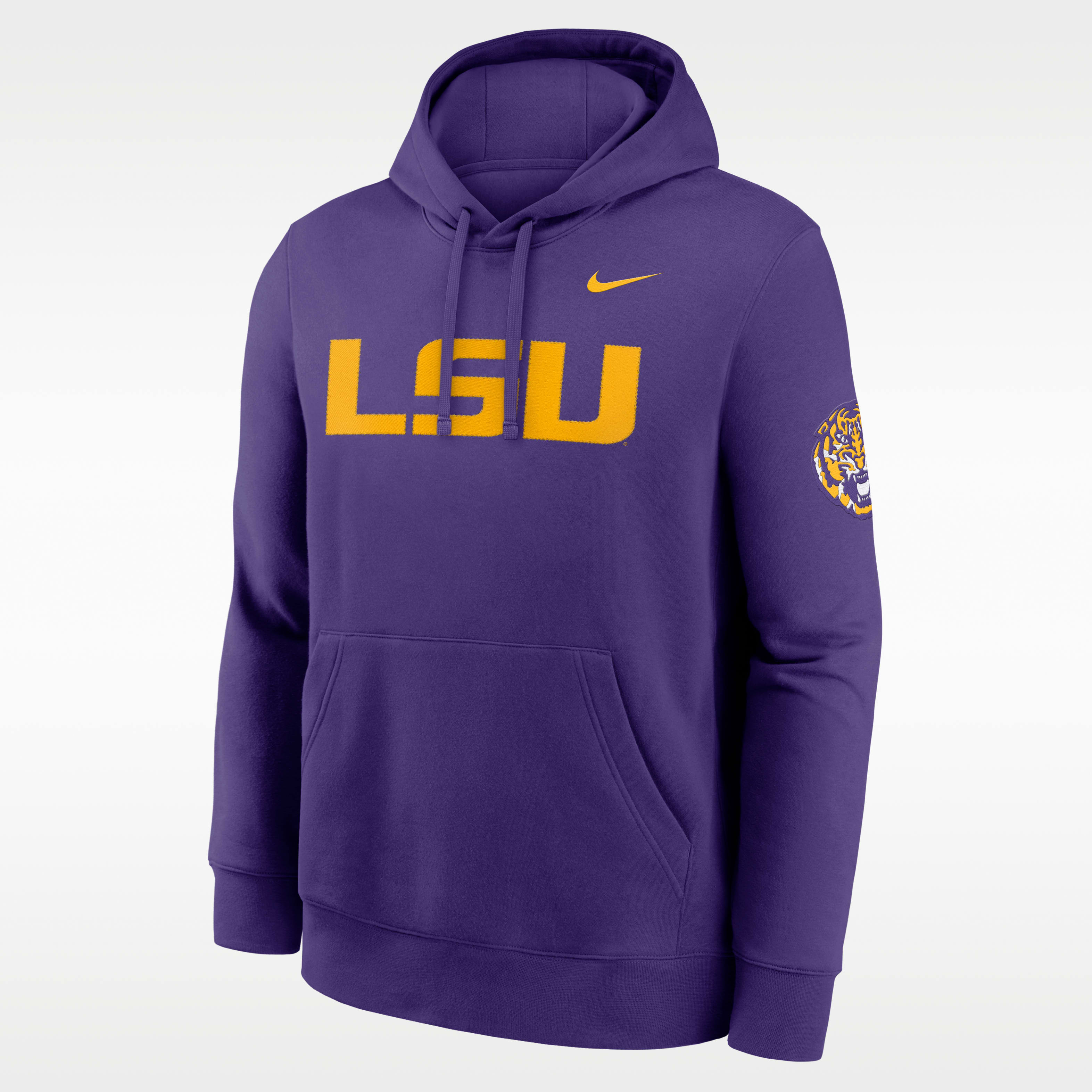 LSU Sideline Club Men's Nike College Pullover Hoodie