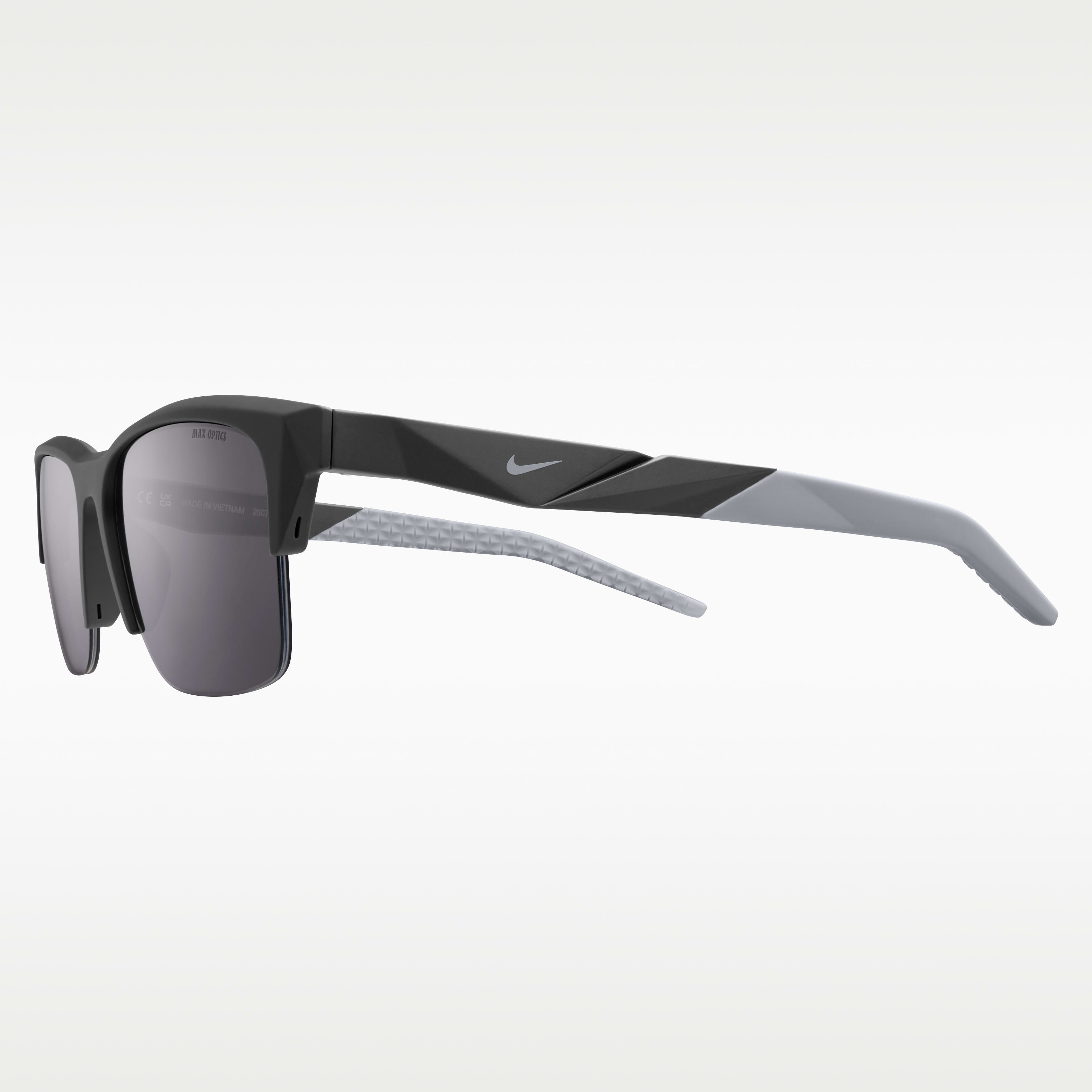 New in Box ATHLETA Summit Sunglasses Black Frame Gray Lens with Logo Case Bag Summit Sunglass - Black (Grey Lens) main image 2