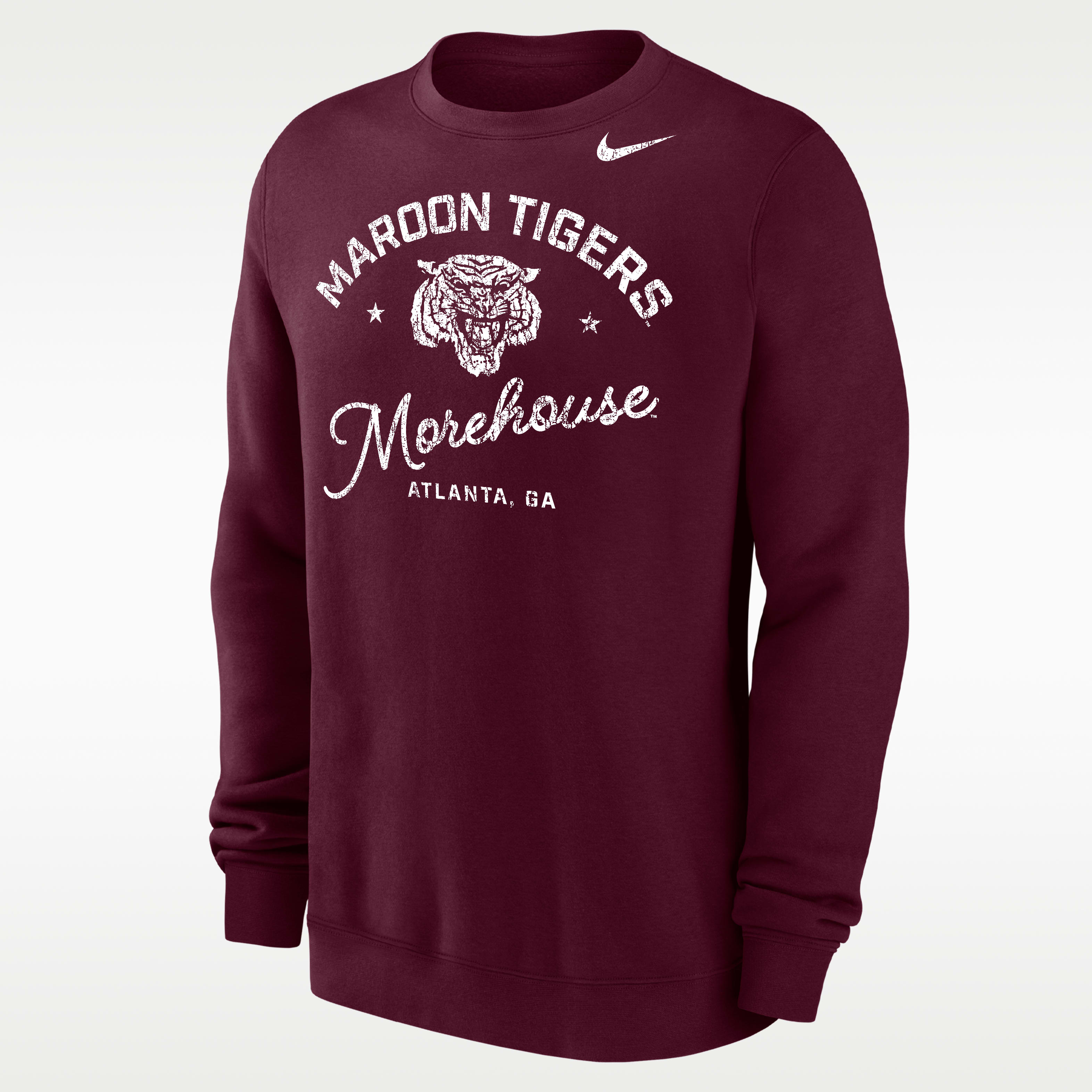 Nike College (Morehouse College) Men’s Club Fleece Crew-Neck Sweatshirt
