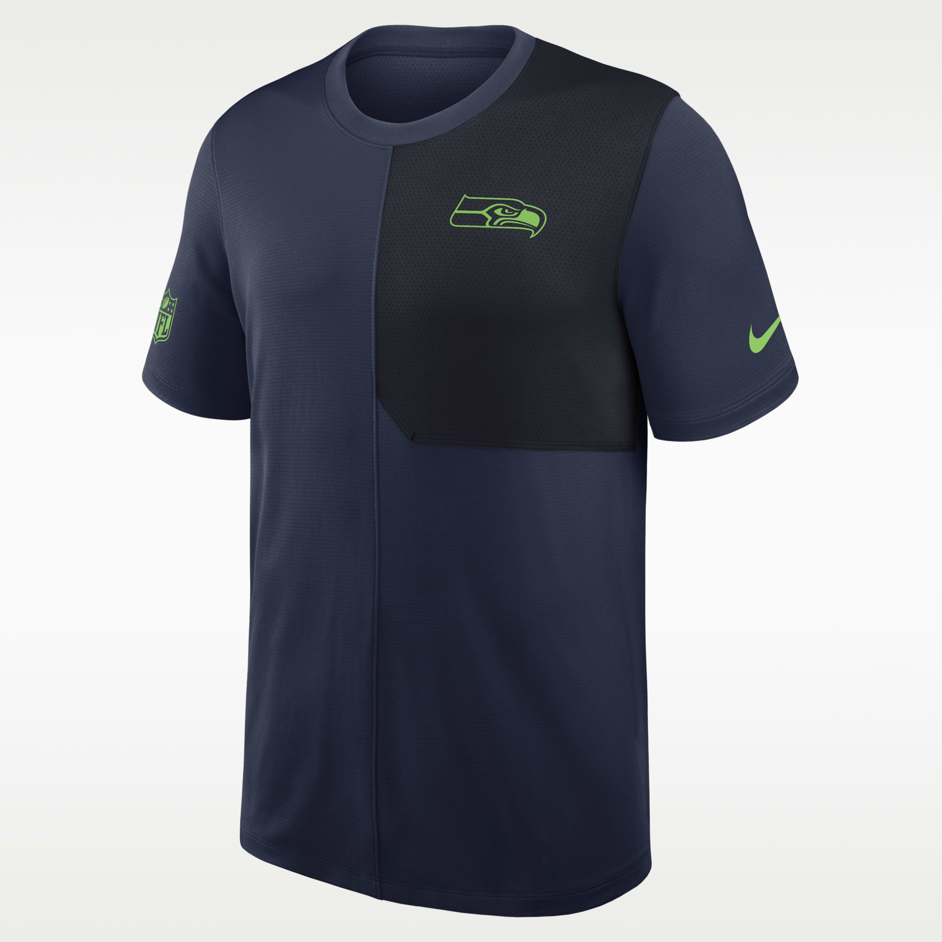 Seattle Seahawks Sideline Coach Men's Nike Dri-FIT NFL Top