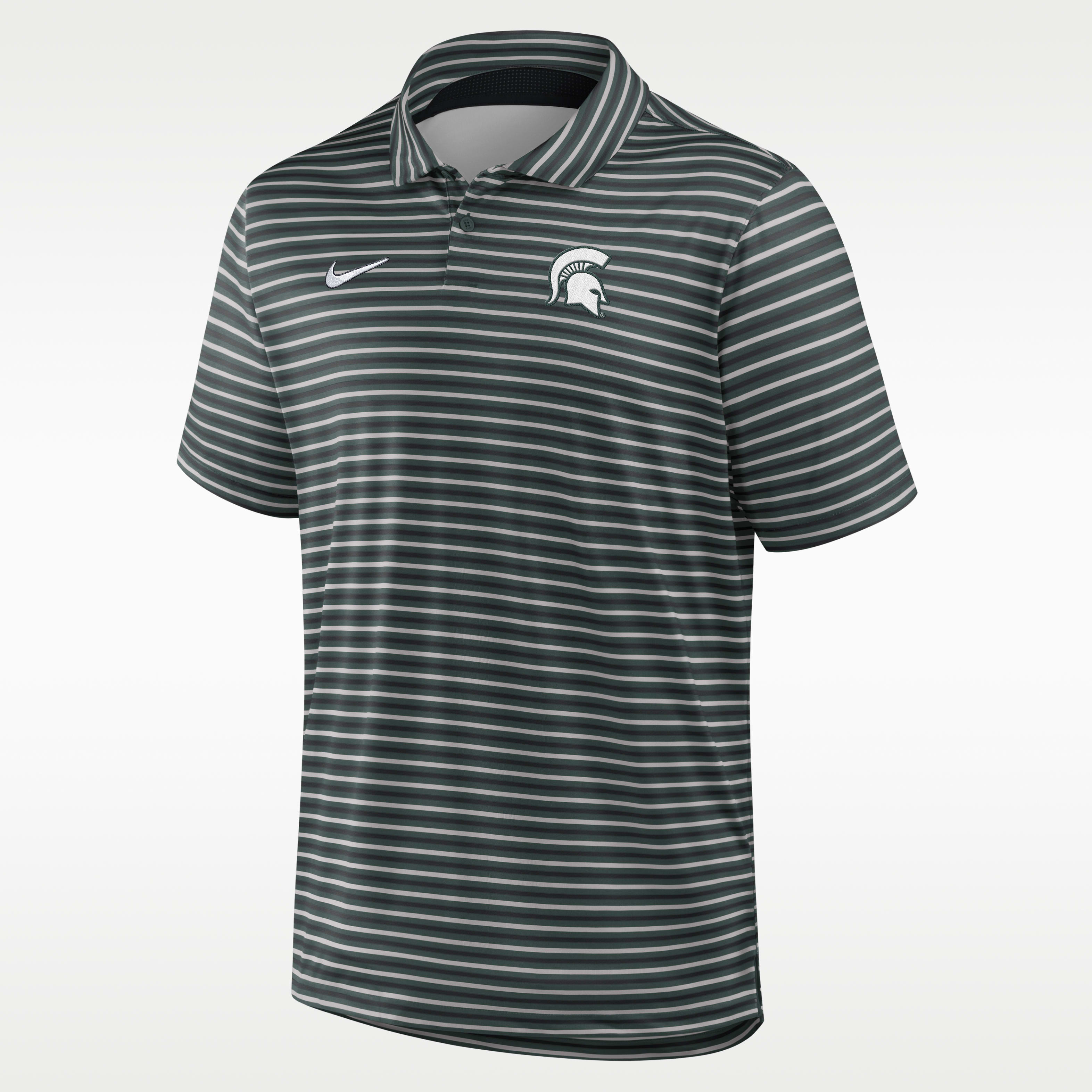 Michigan State Tour Stripe Men's Nike Dri-FIT College Polo