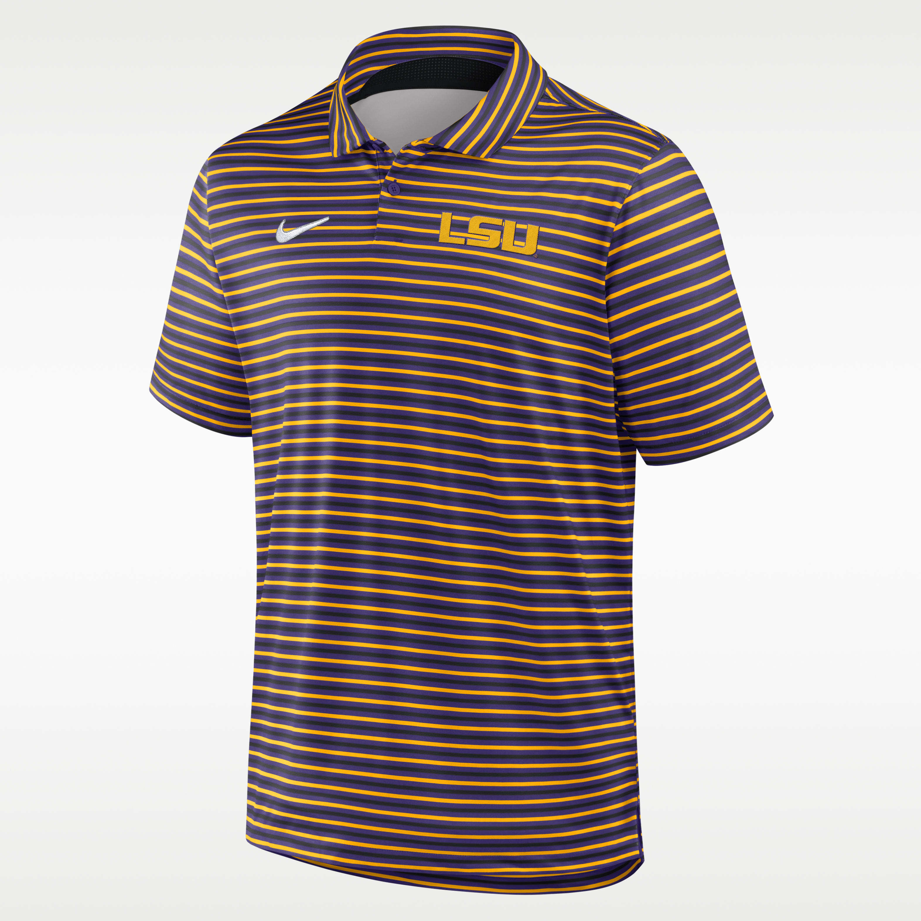 LSU Tour Stripe Men's Nike Dri-FIT College Polo