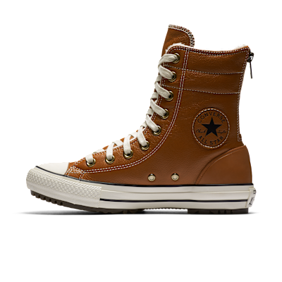 Converse Chuck Taylor All Star Leather And Faux Fur High Rise