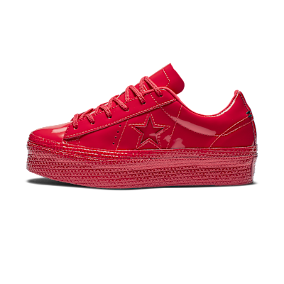 Converse One Star Platform Patent ‘90s Leather Low Top