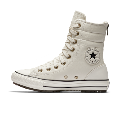 Converse Chuck Taylor All Star Leather and Faux Fur High Rise