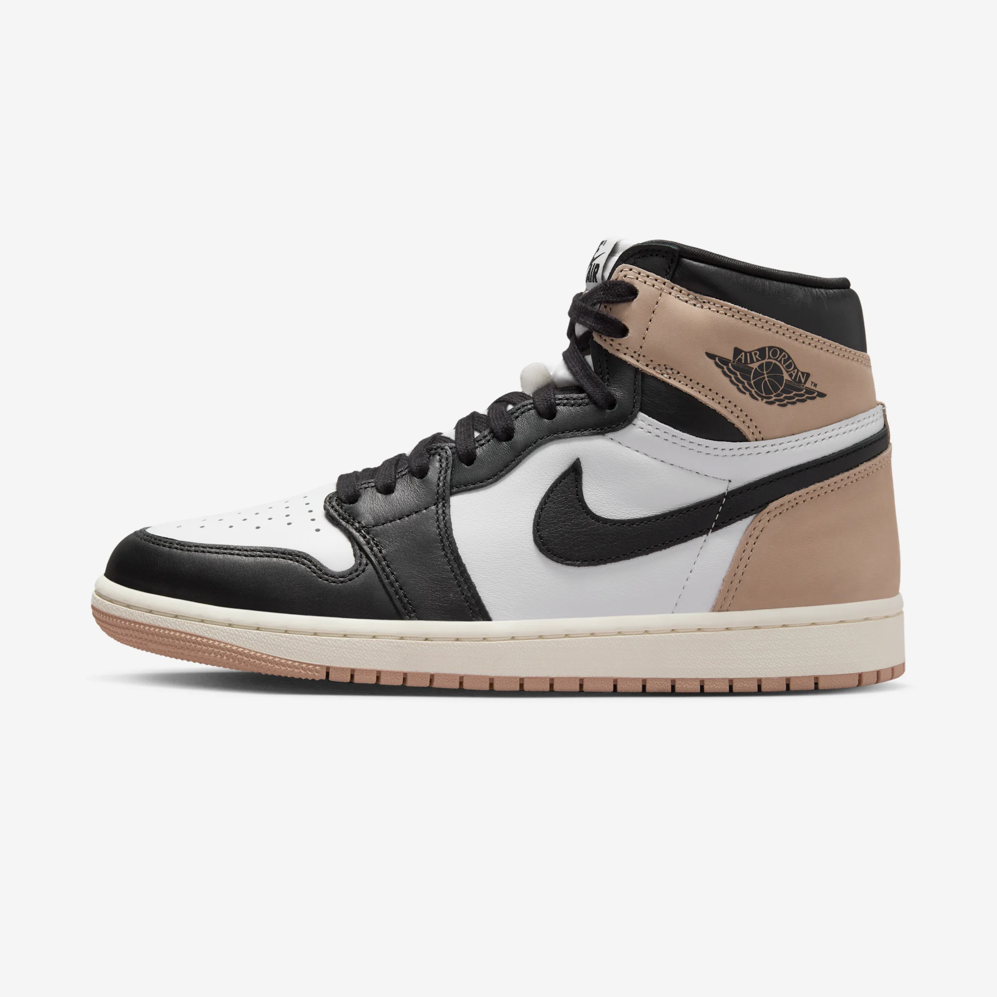 Air Jordan 1 Retro High OG “Latte” 2024 Black/Legend Medium Brown/White/Sail