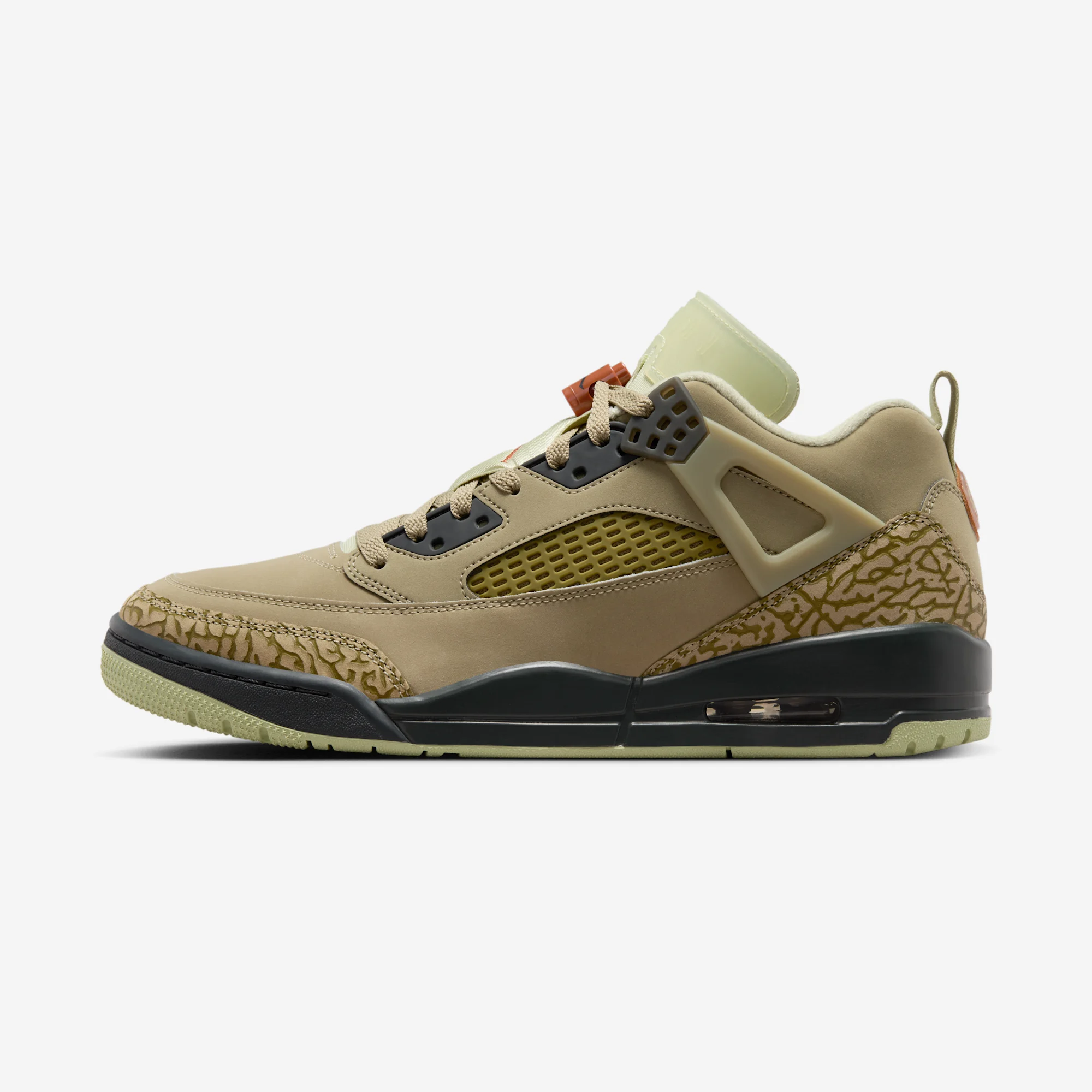 Jordan Spizike Low NBHD “Neutral Olive” 2024 Neutral Olive/Dark Russet/Olive Aura/Dark Smoke Grey/Pacific Moss