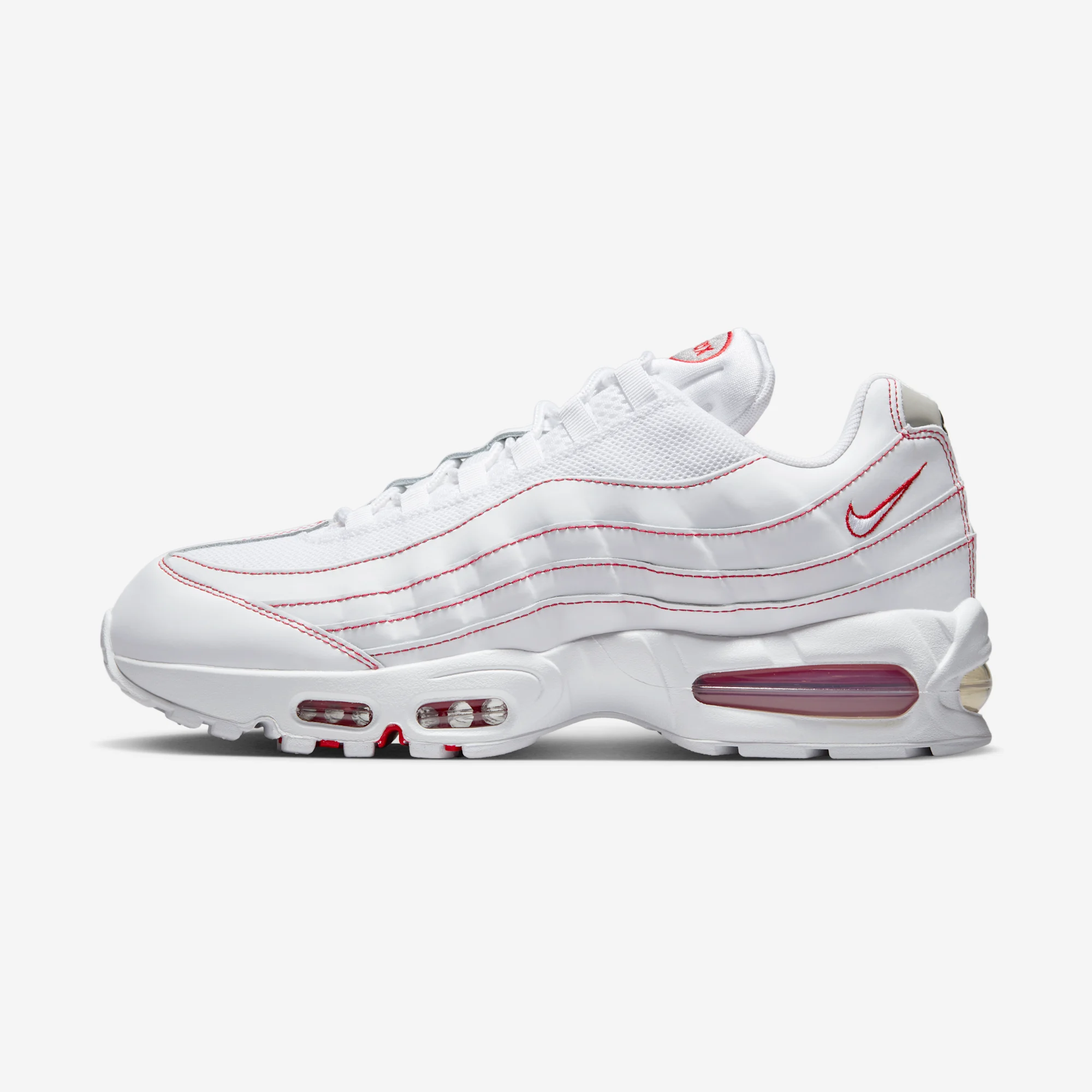 Nike Air Max 95 OG Big Bubble "University Red" White/White/University Red