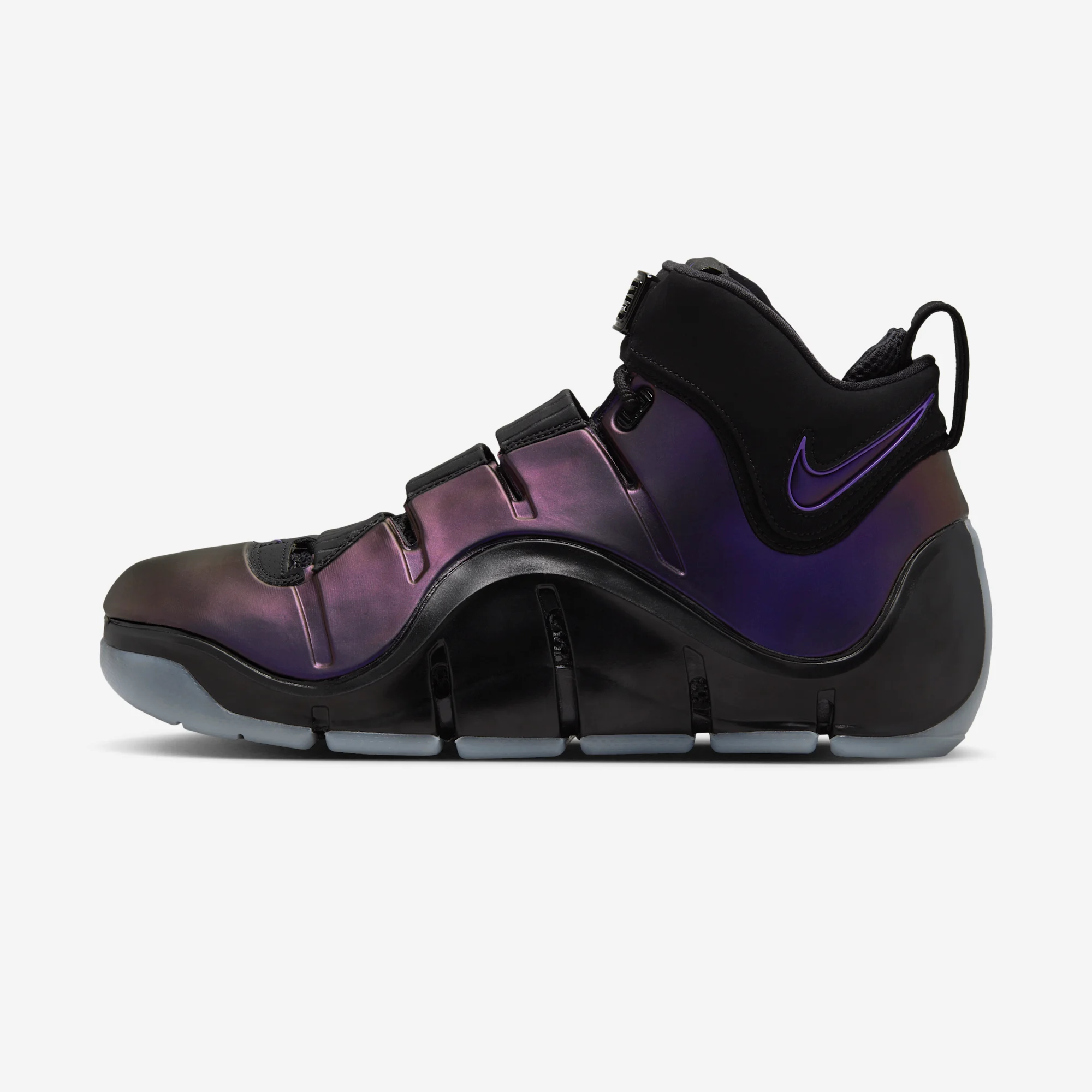 Nike Zoom LeBron 4 "Eggplant" 2024 Black/Varsity Purple/Blue Tint