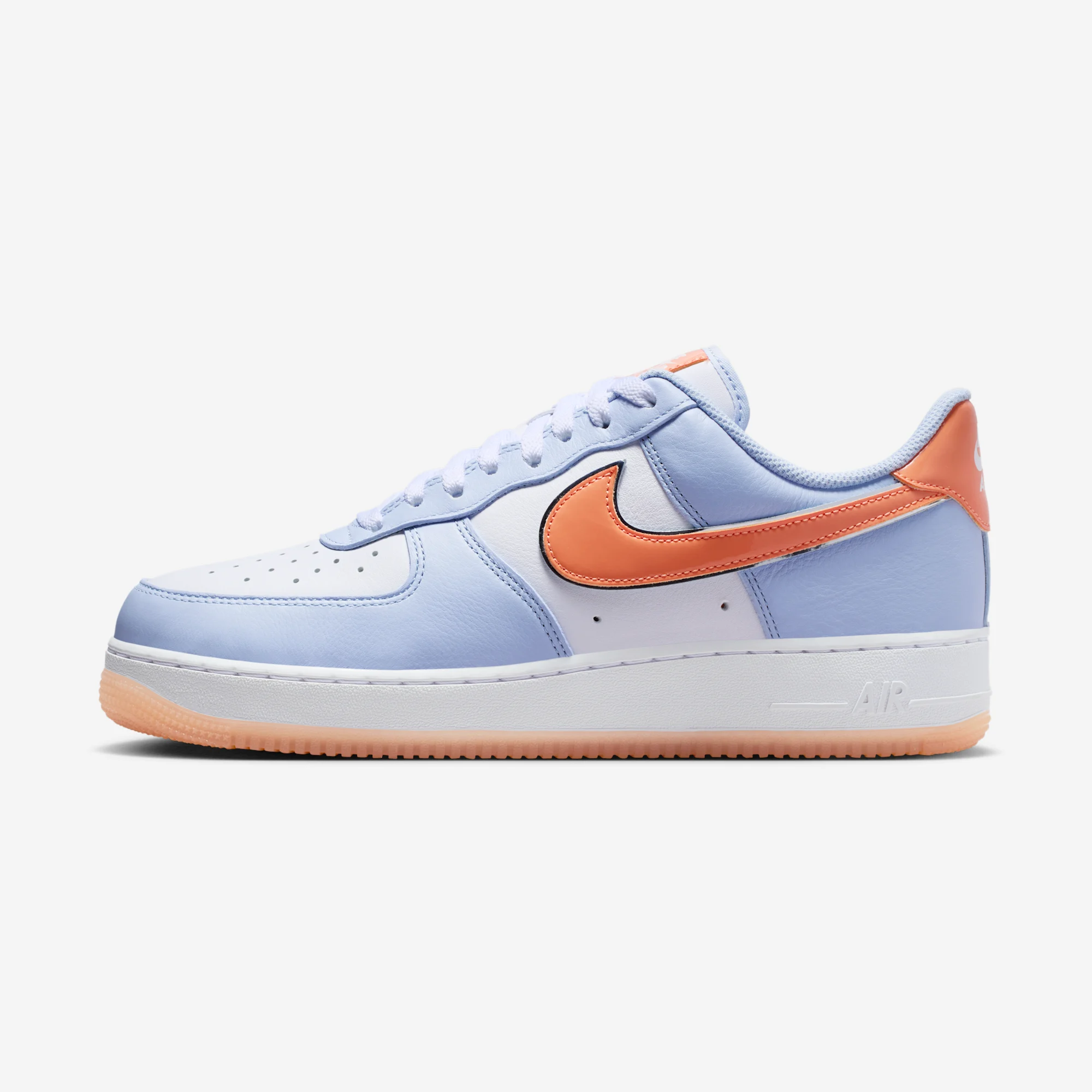 Nike Air Force 1 Low "Hydrogen Blue" Hydrogen Blue/Metallic Silver/White/Orange Frost