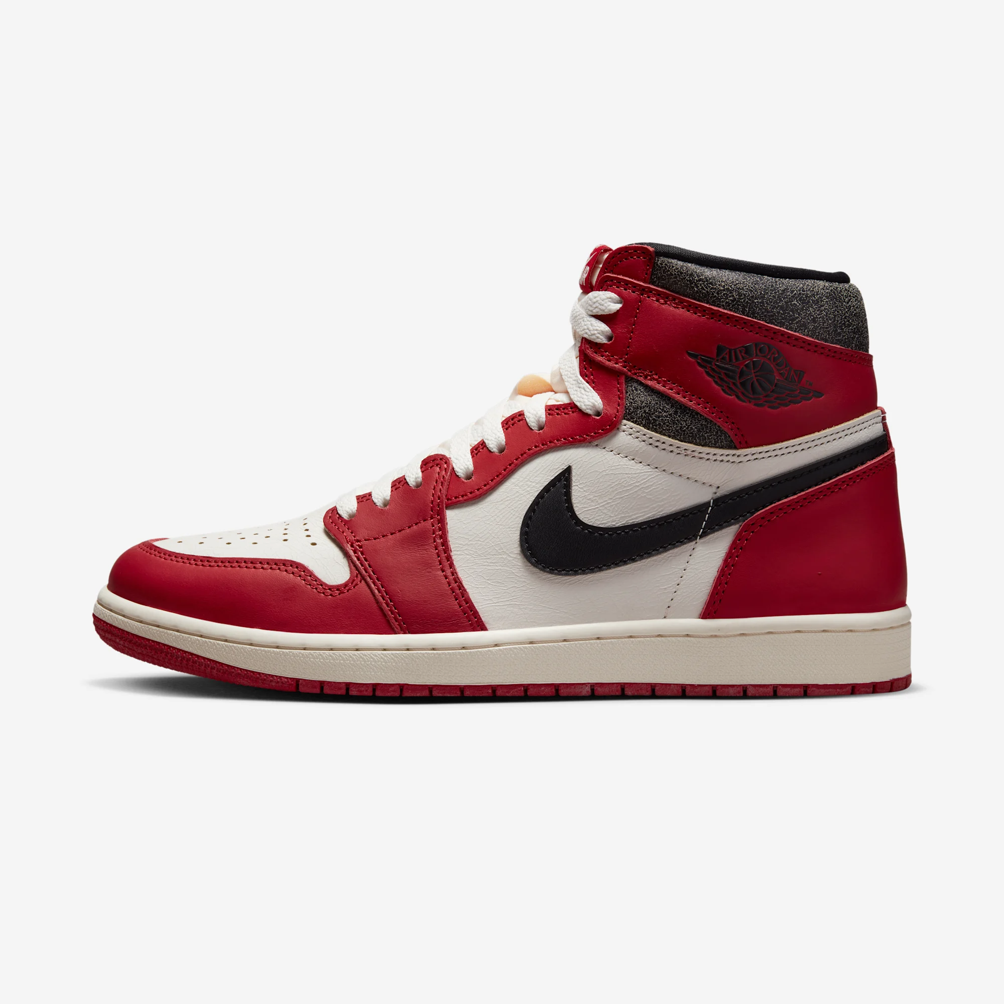 Air Jordan 1 Retro High OG "Lost And Found" 2022 Varsity Red/Black/Sail/Muslin